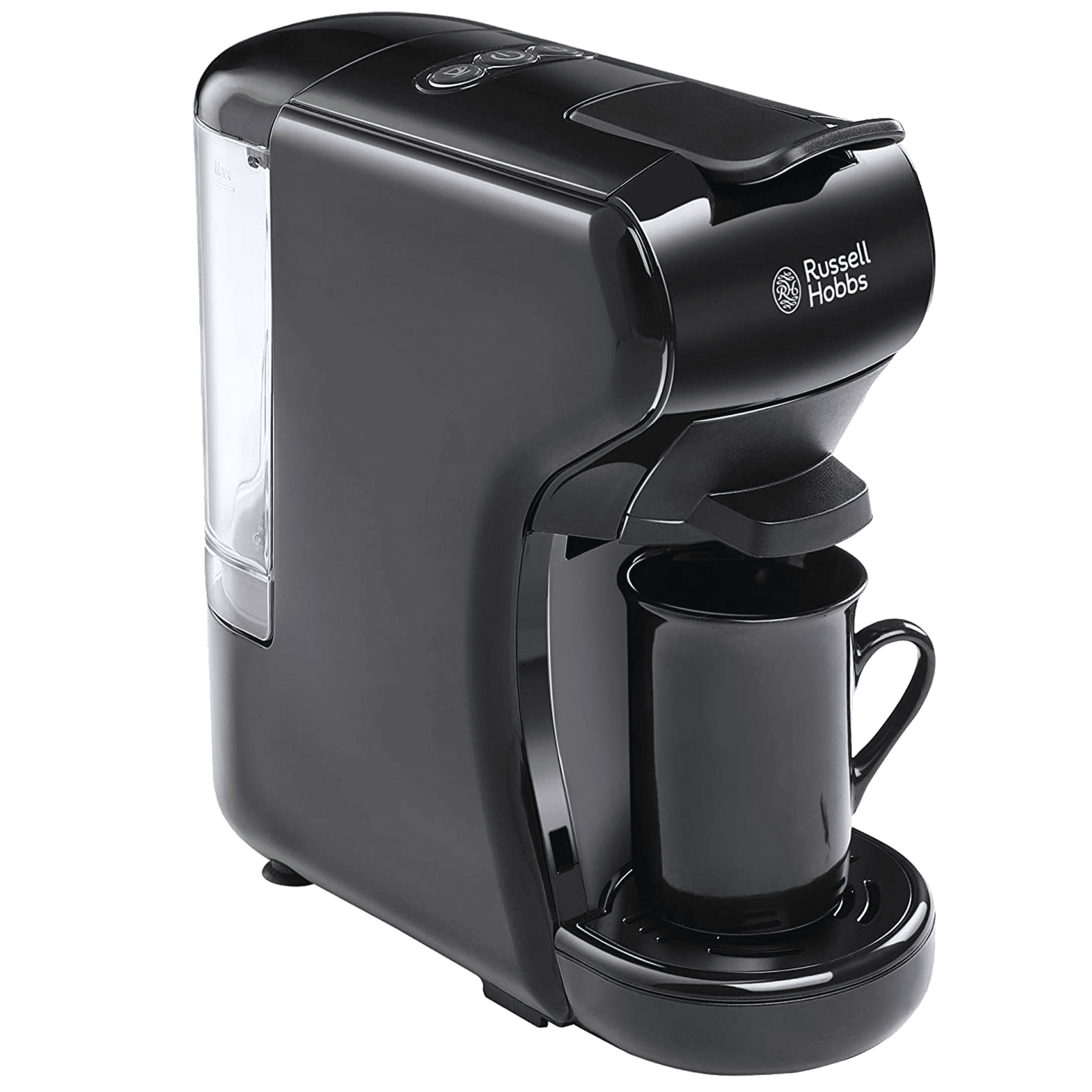 Russell Hobbs Automatic Coffee Maker (Makes Espresso, 15 Bar Pressure, 190713B, Black) Russell Hobbs Automatic Coffee Maker (Makes Espresso, 15 Bar Pressure, 190713B, Black)_1