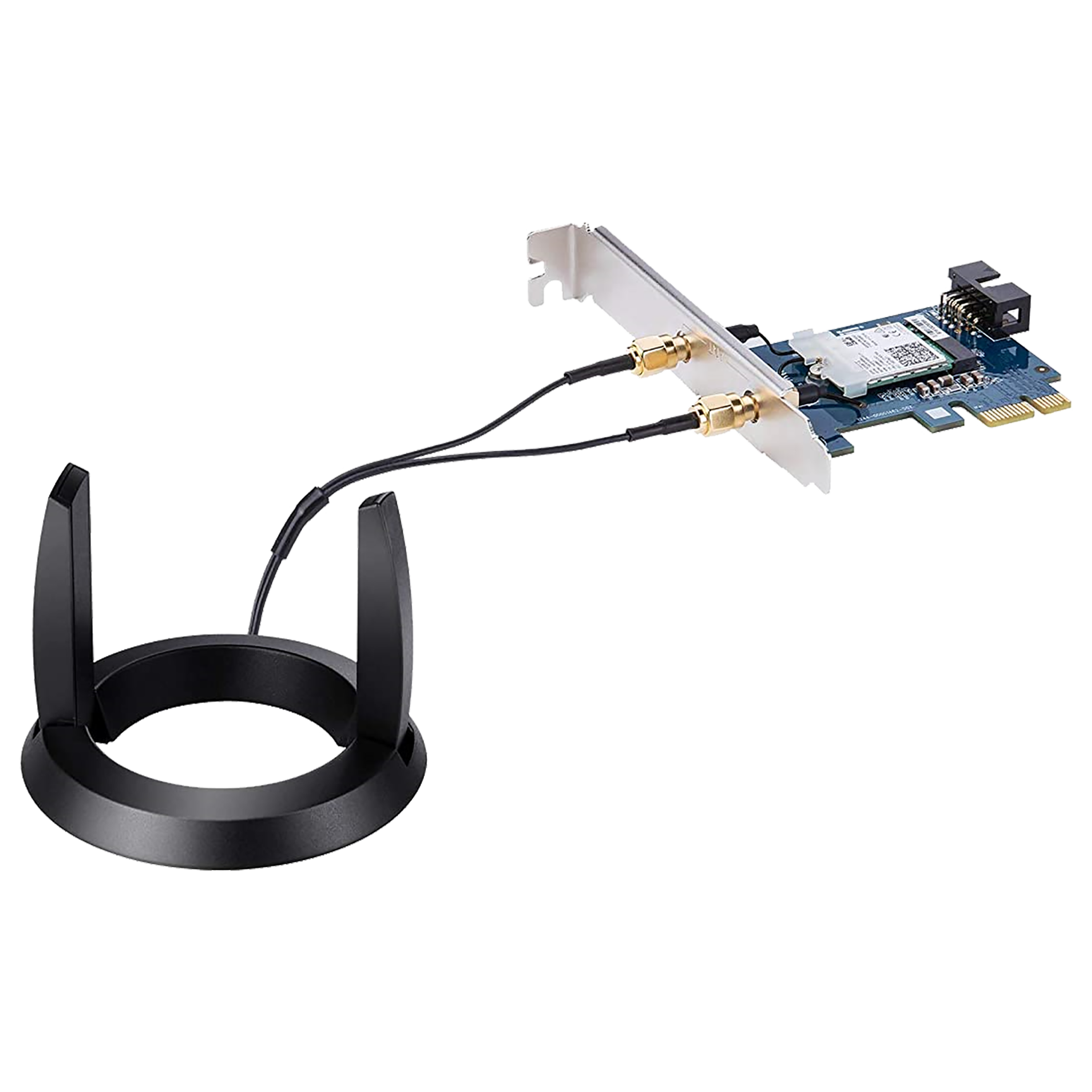 Asus PCE-AC58BT Dual Band Network Adapter (2 Antennas, MU-MIMO Technology, Black)_3