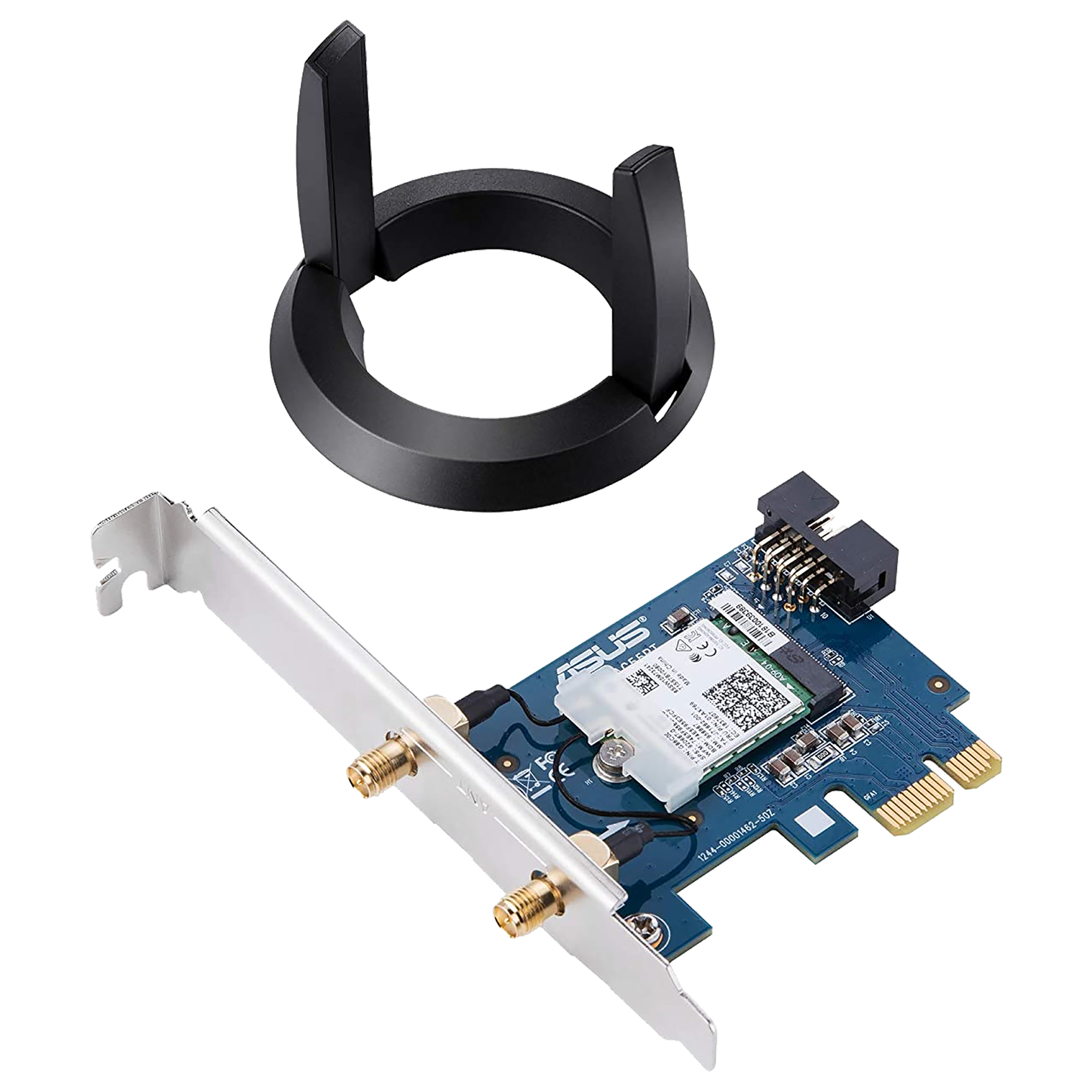 Asus PCE-AC58BT Dual Band Network Adapter (2 Antennas, MU-MIMO Technology, Black)_1