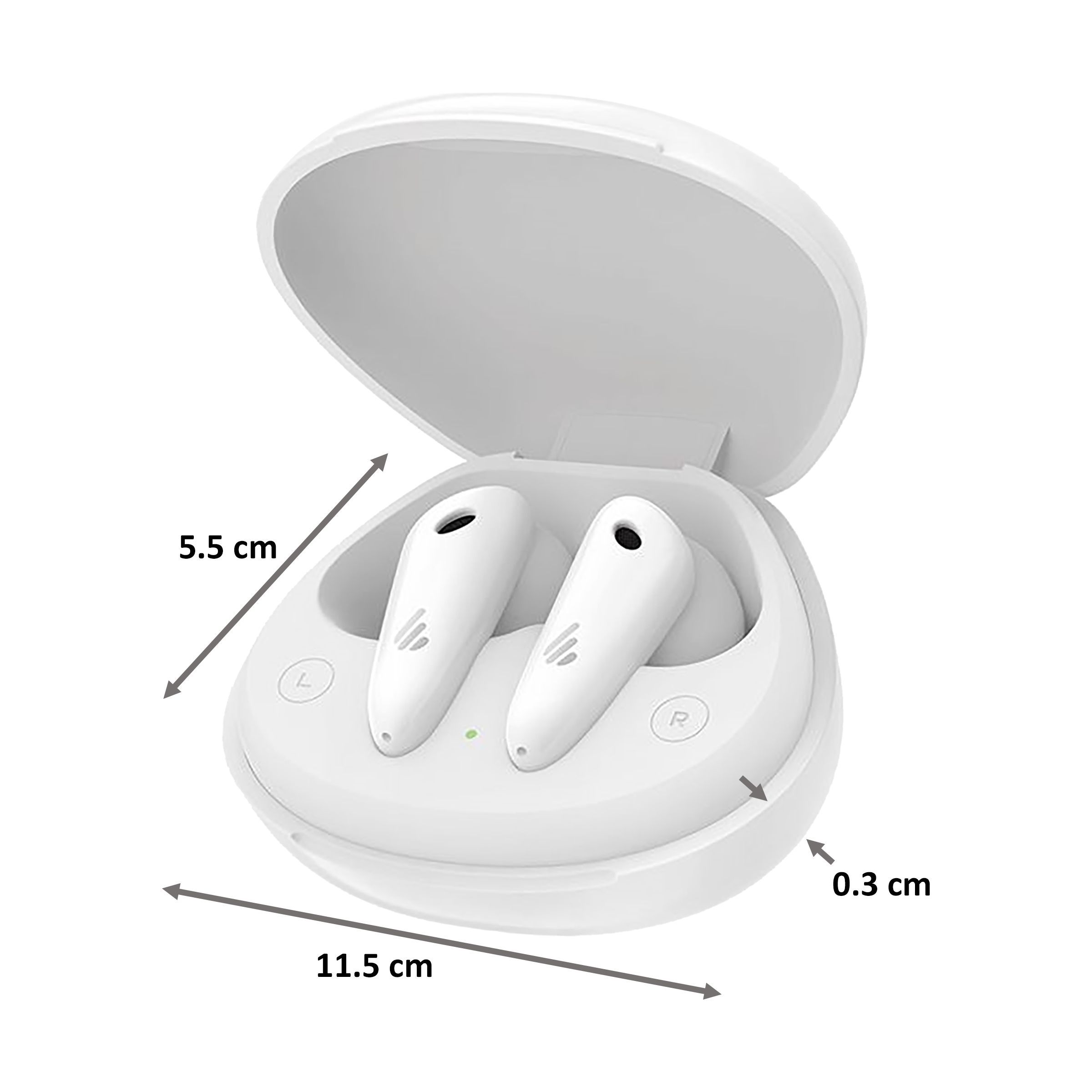 EDIFIER TWSNBQ Truly Wireless Earbuds With Active Noise Cancellation ( IP54 Dust and Water Proof, Up to 9 Hours Battery Life, White)_3