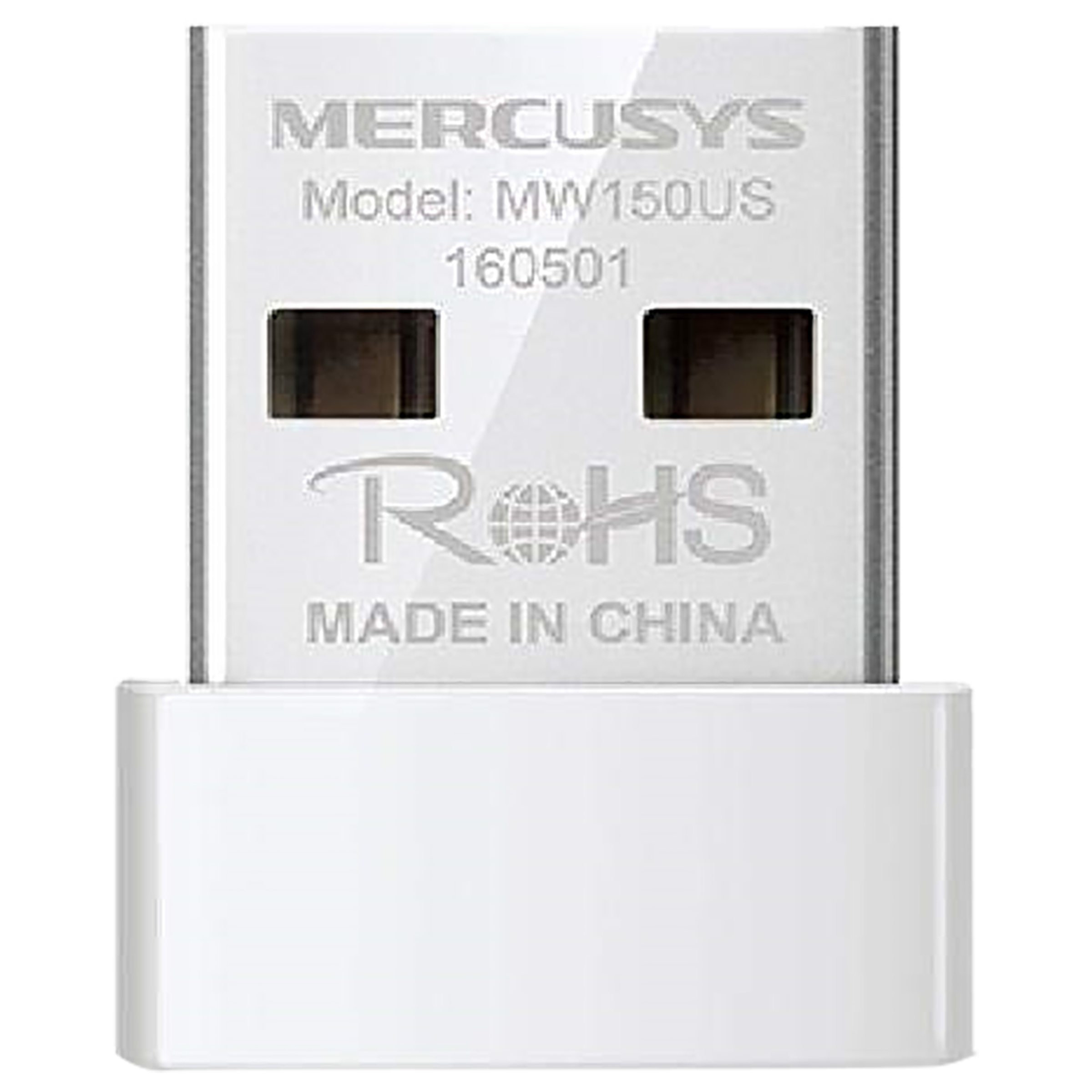 MERCUSYS MW150US Single Band Network Adapter (1 Antenna, Plug & Play (Built-in Driver), Nano Size, White)_3