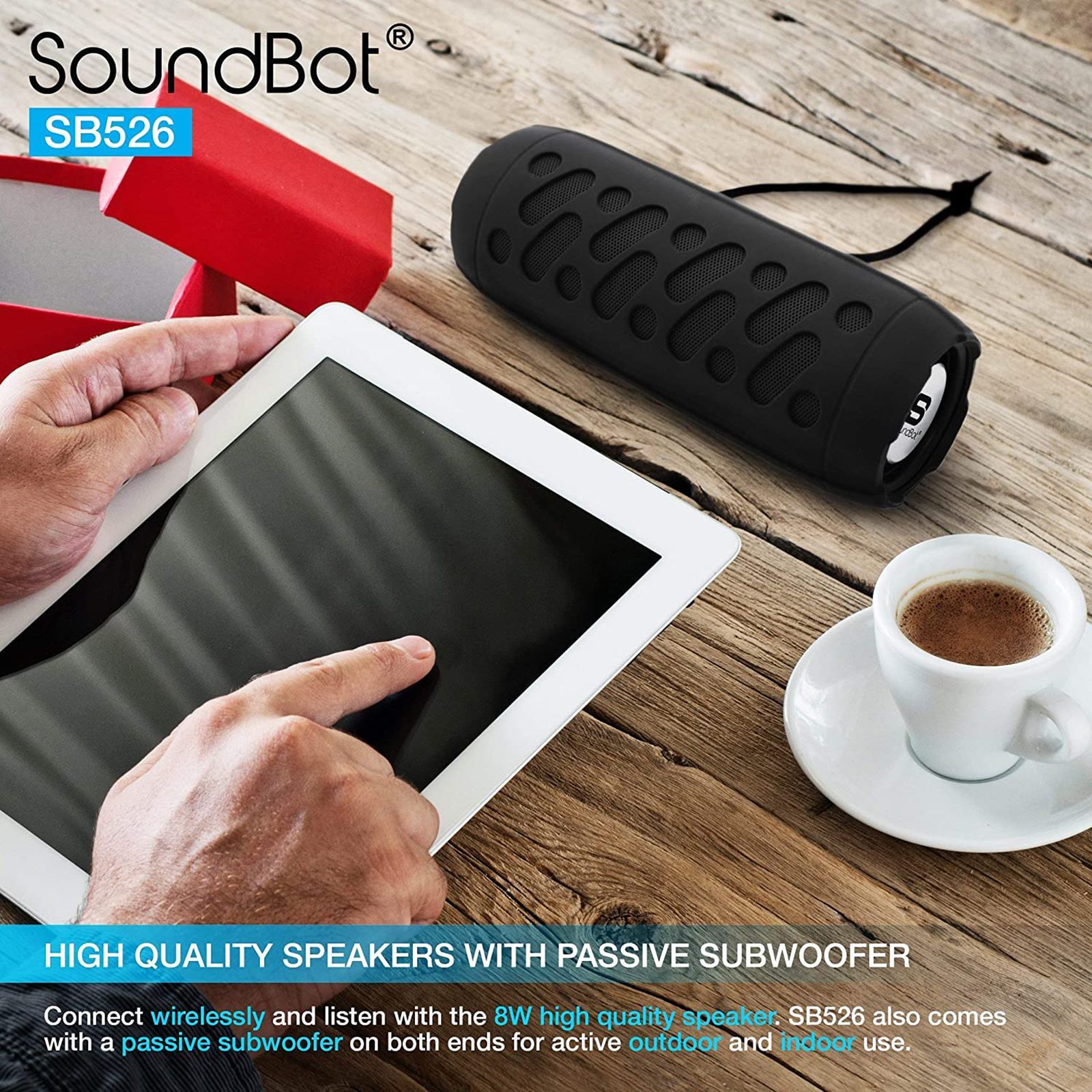 SoundBot SB526-BLK 8W Portable Bluetooth Speaker (Anti Shocking, 5.1 Channel, Black) SoundBot SB526-BLK 8W Portable Bluetooth Speaker (Anti Shocking, 5.1 Channel, Black)_9