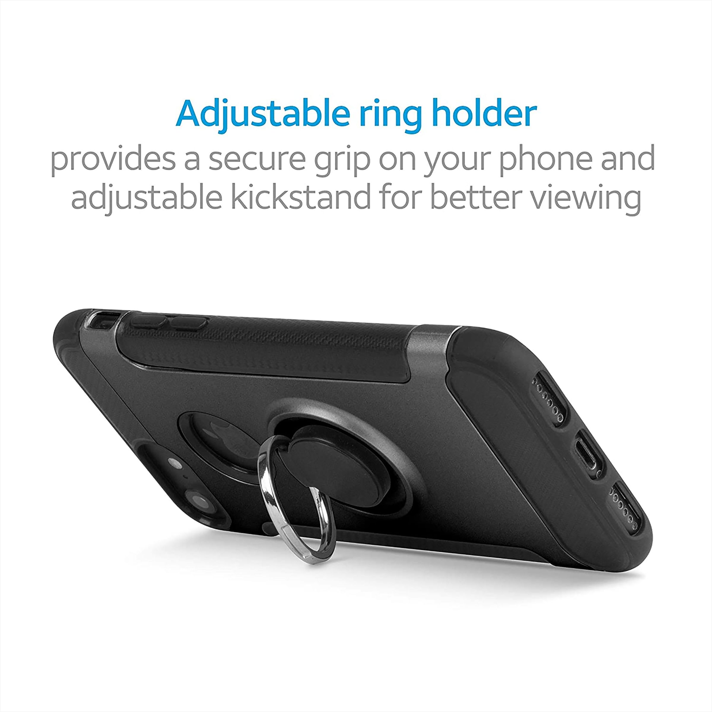 AT&T Back Cover for Apple iPhone 7 and iPhone 8 (Camera Protection, Black)_6