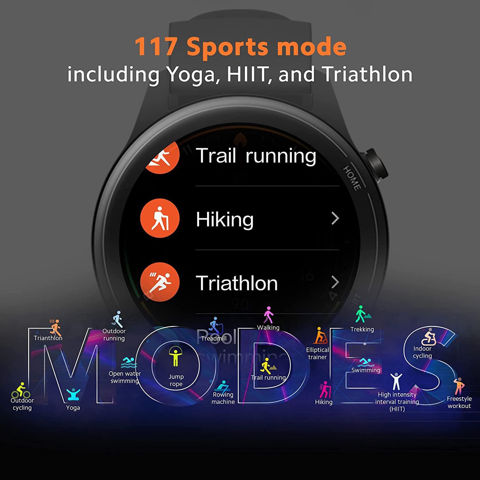Xiaomi Revolve Active Smartwatch (GPS, 35.33mm) (Alexa Built-In, BHR4552IN, Black, Sport Band)_4