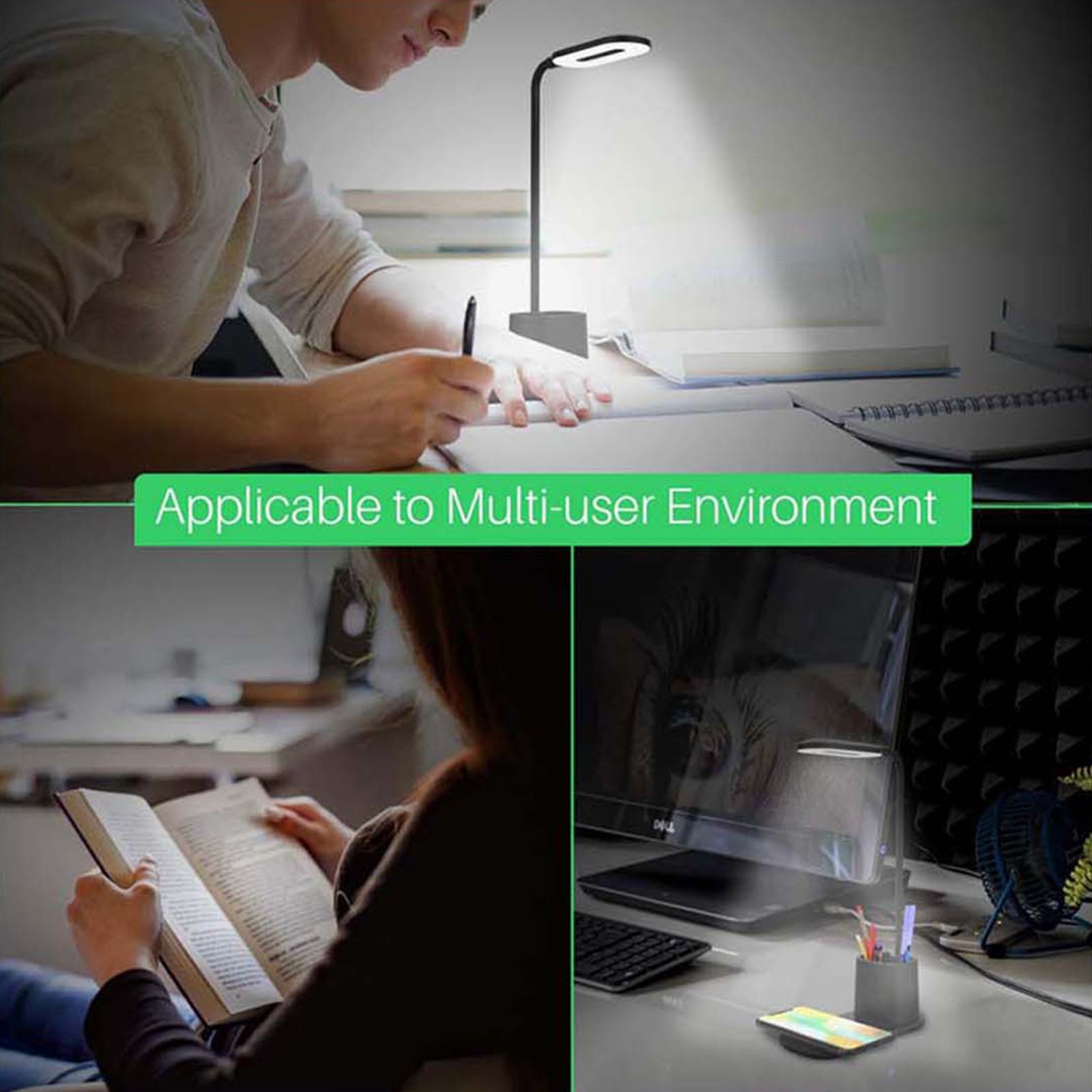 PORTRONICS Brillo II 10 Watts Table Lamp (Wireless Charging, POR 1178, Black) PORTRONICS Brillo II 10 Watts Table Lamp (Wireless Charging, POR 1178, Black)_4