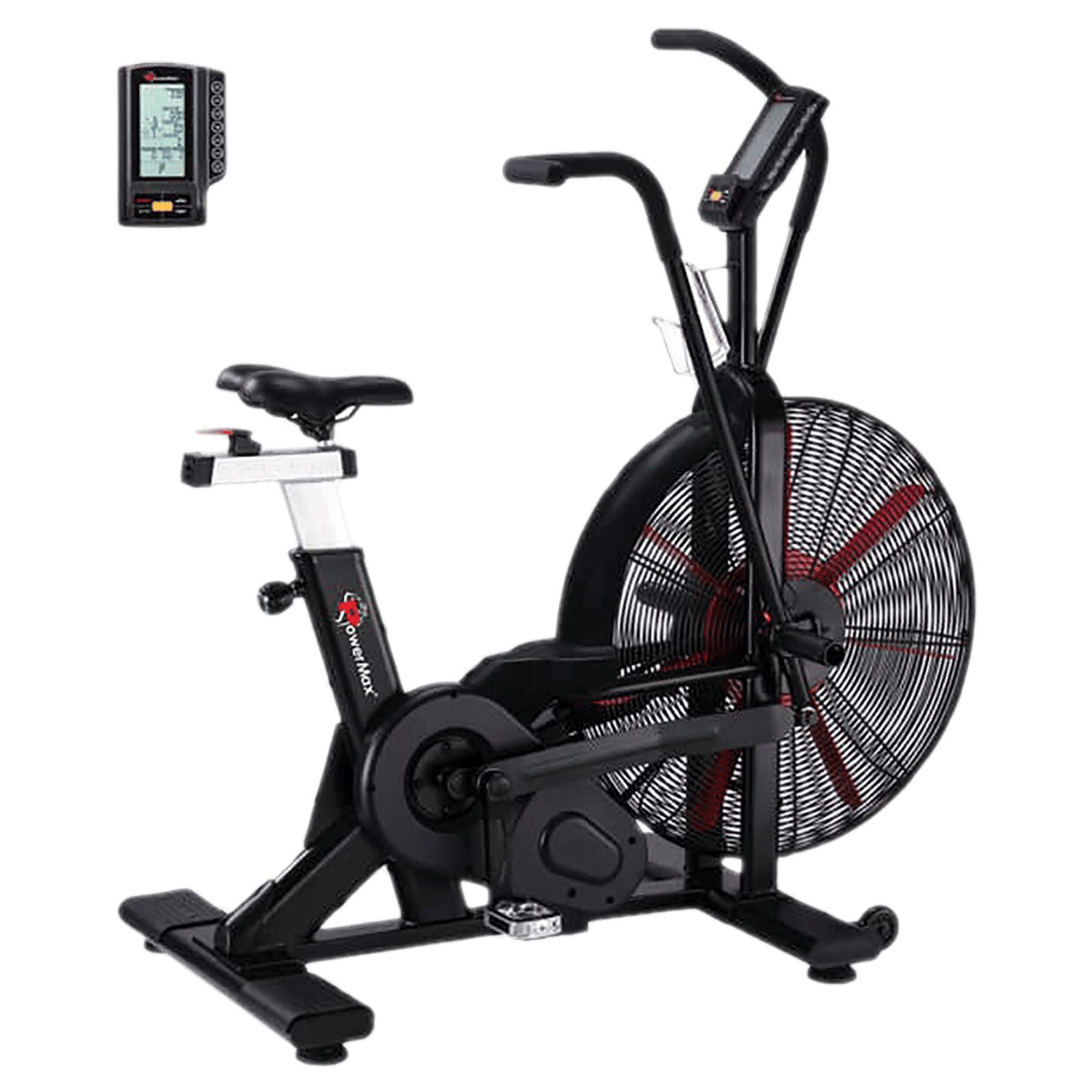 PowerMax Air Bike (Dual transmission system, BA-2500C, Black)_1