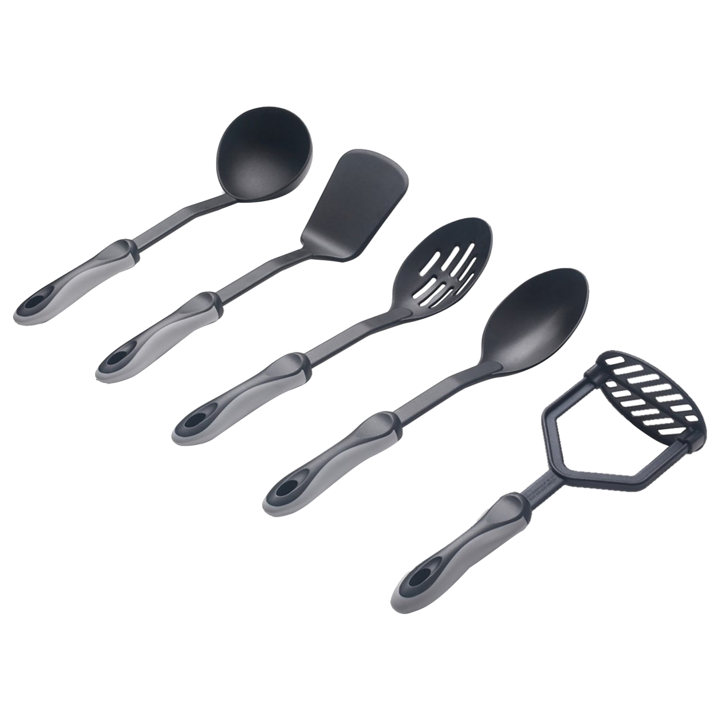 Sabichi Spoon (Soft Touch Grip Handle, Black) Sabichi Spoon (Soft Touch Grip Handle, Black)_5