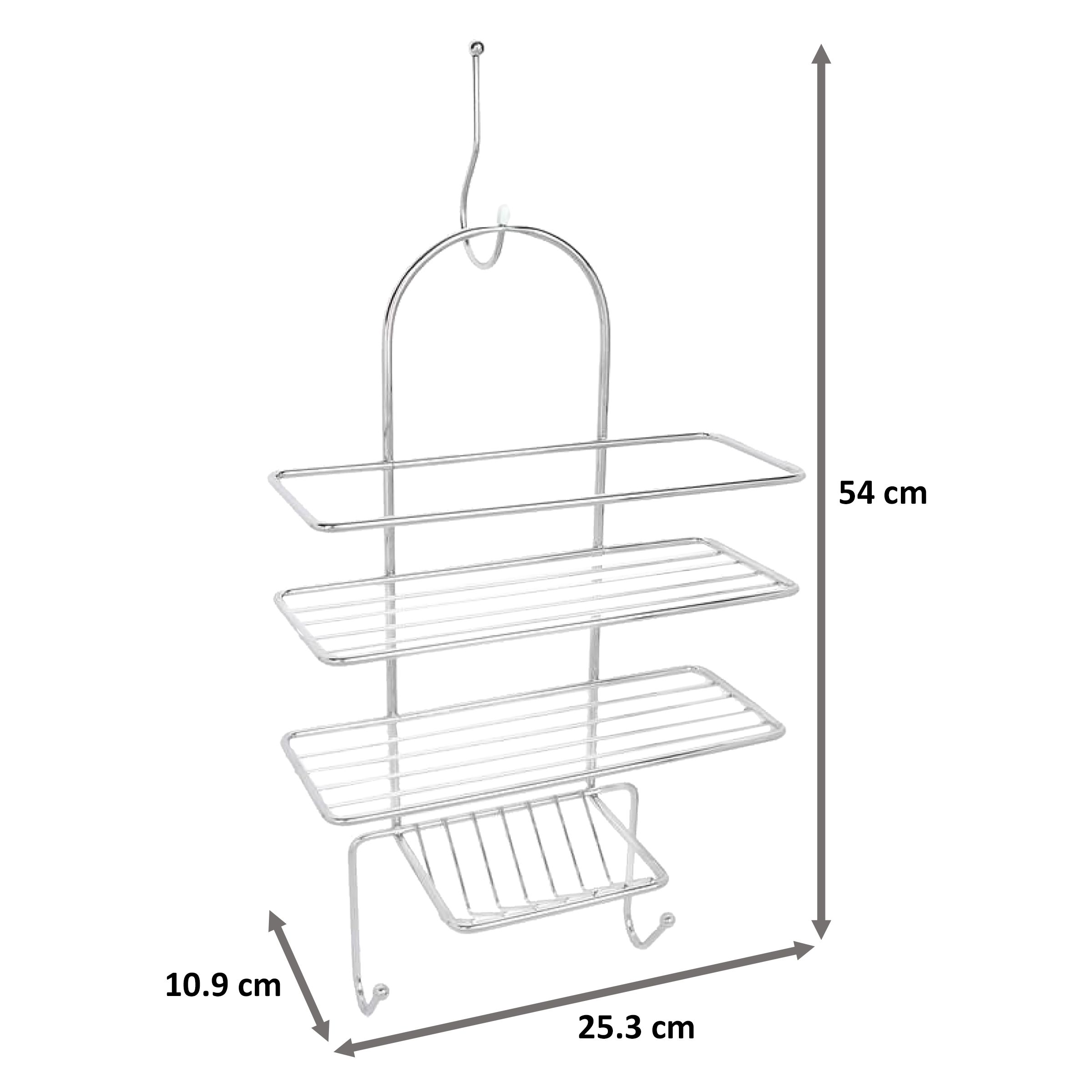 sabichi Racks (Bathtub Caddy, 71477, Grey)_2