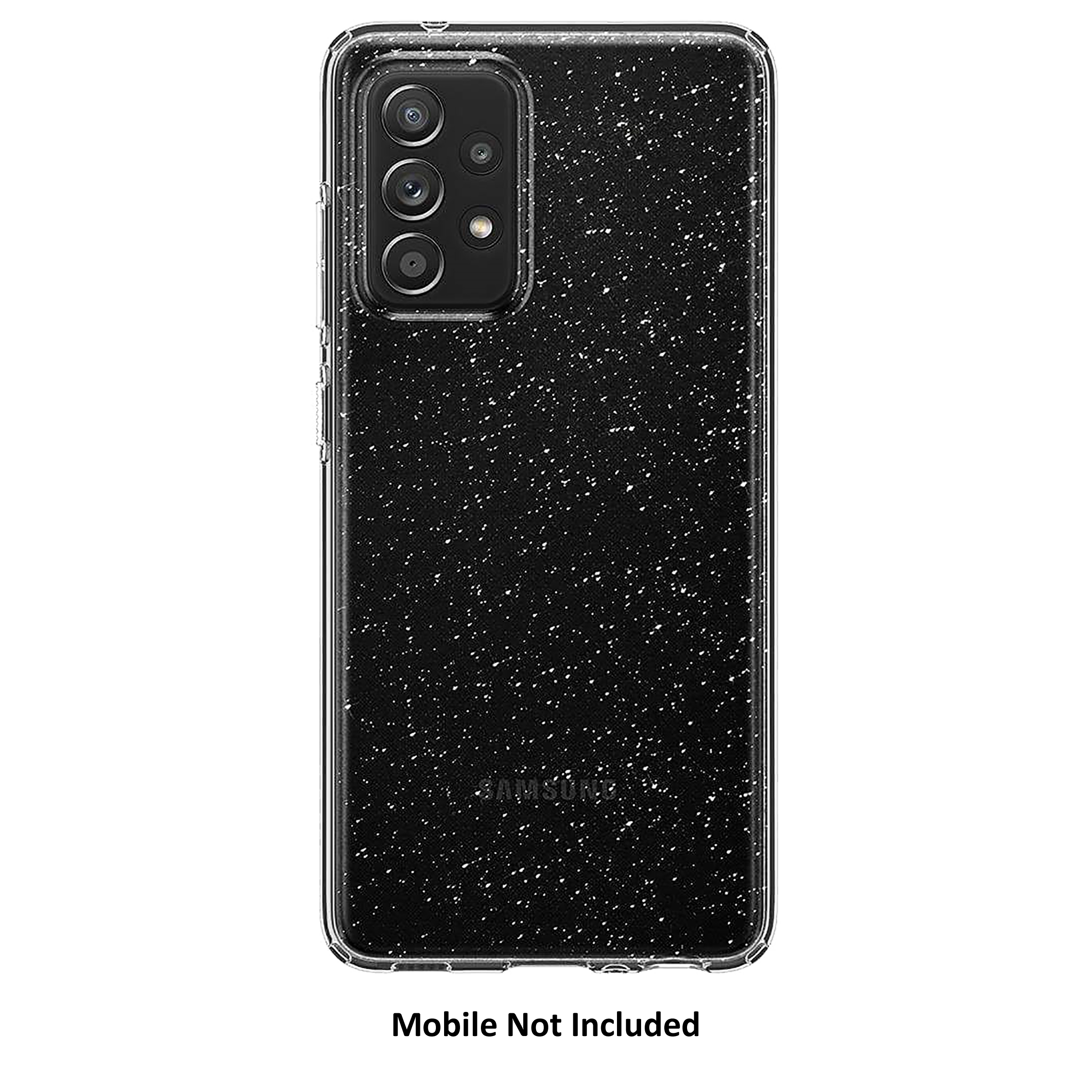 spigen Liquid Crystal Glitter TPU Back Cover for SAMSUNG Galaxy A52, A52 5G, A52s 5G (Air Cushion Technology, Crystal Quartz)_3