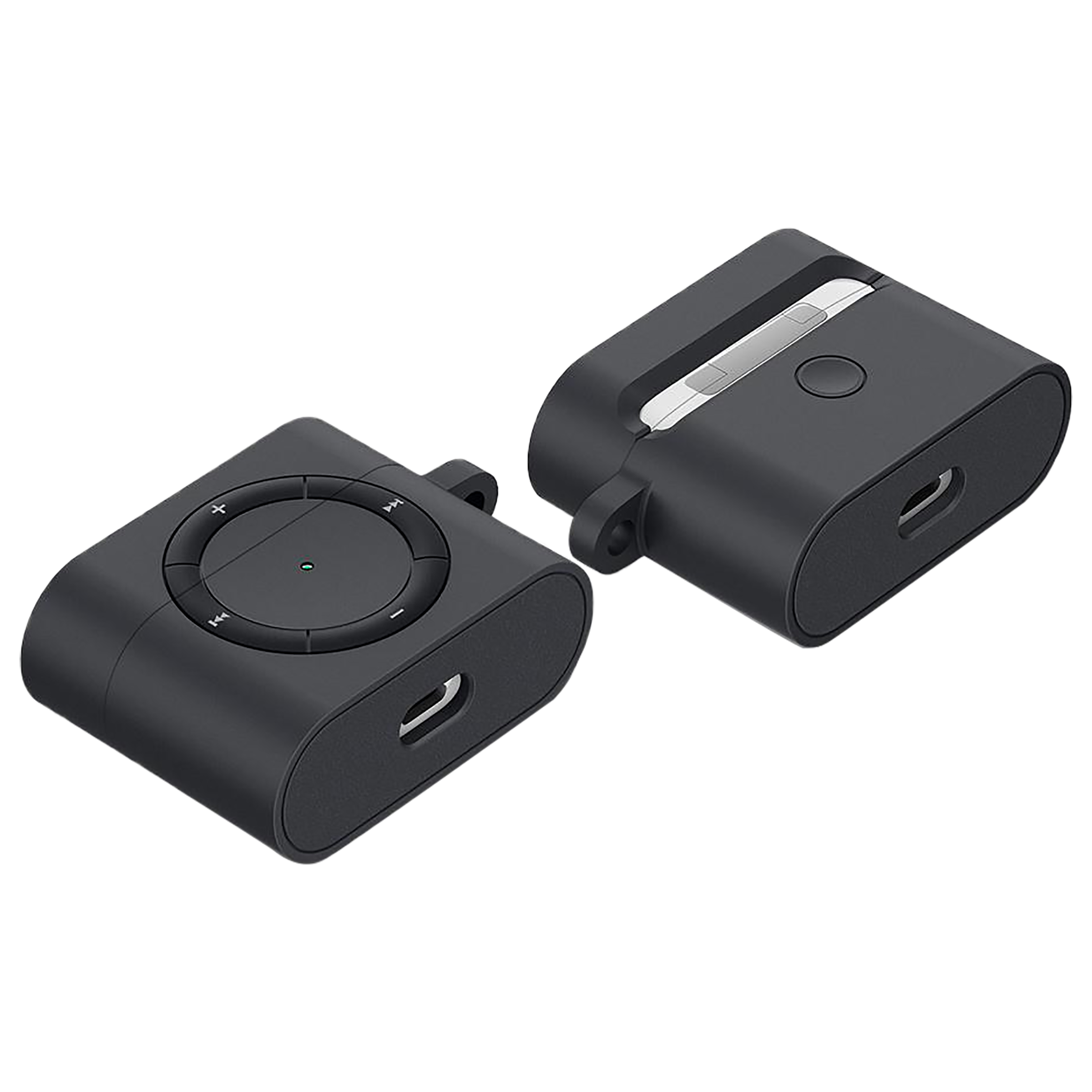 spigen Classic Shuffle Silicone Full Case Cover for Apple AirPods Pro (Retro Inspired Design, Charcoal)_14