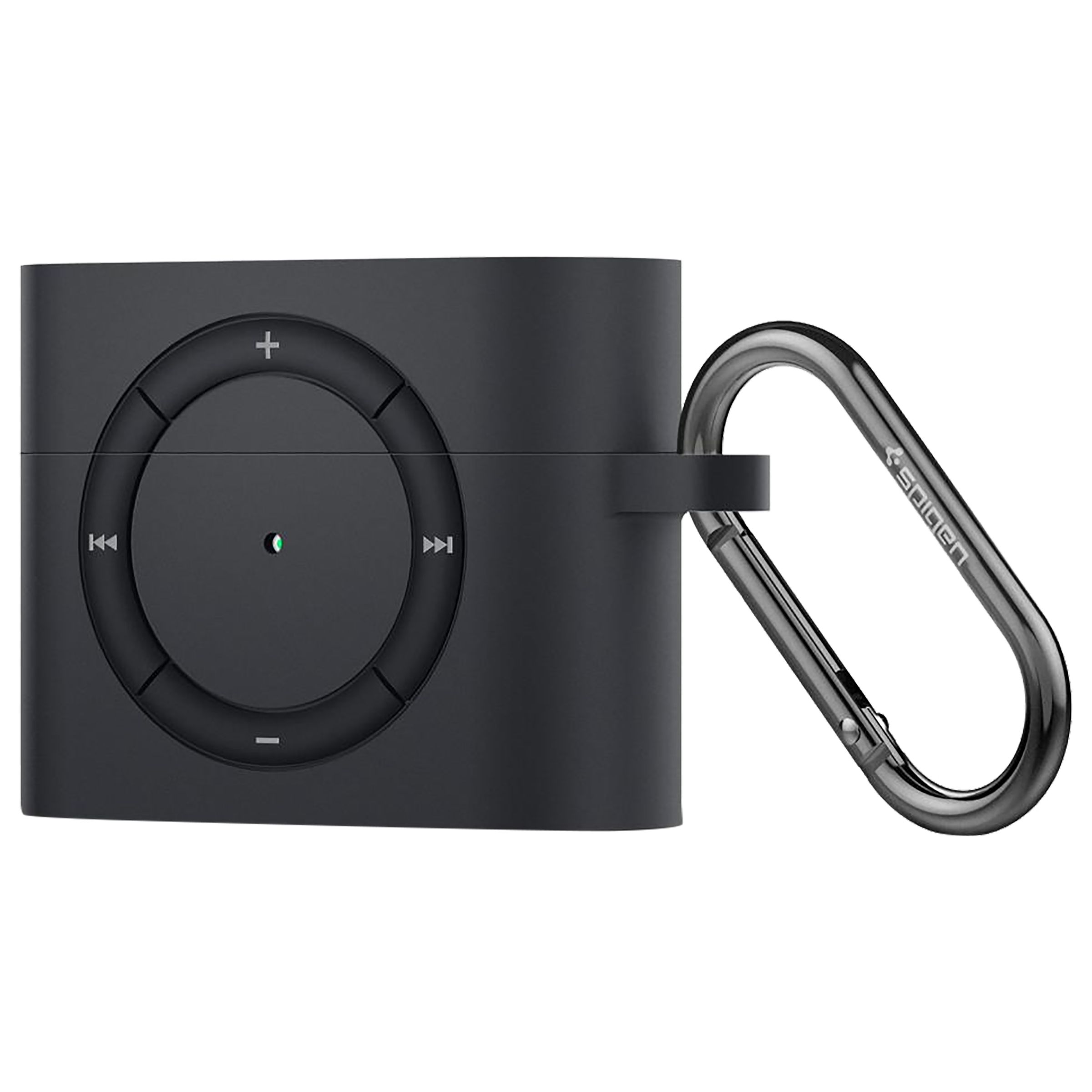 spigen Classic Shuffle Silicone Full Case Cover for Apple AirPods Pro (Retro Inspired Design, Charcoal)_1