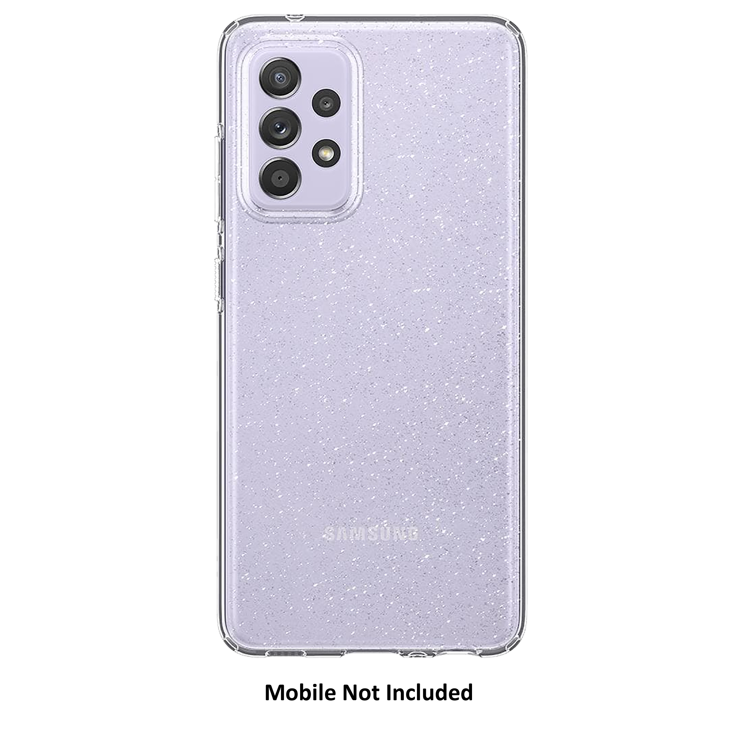 spigen Liquid Crystal Glitter TPU Back Cover for SAMSUNG Galaxy A72 (Slim Protection, Crystal Quartz)_3