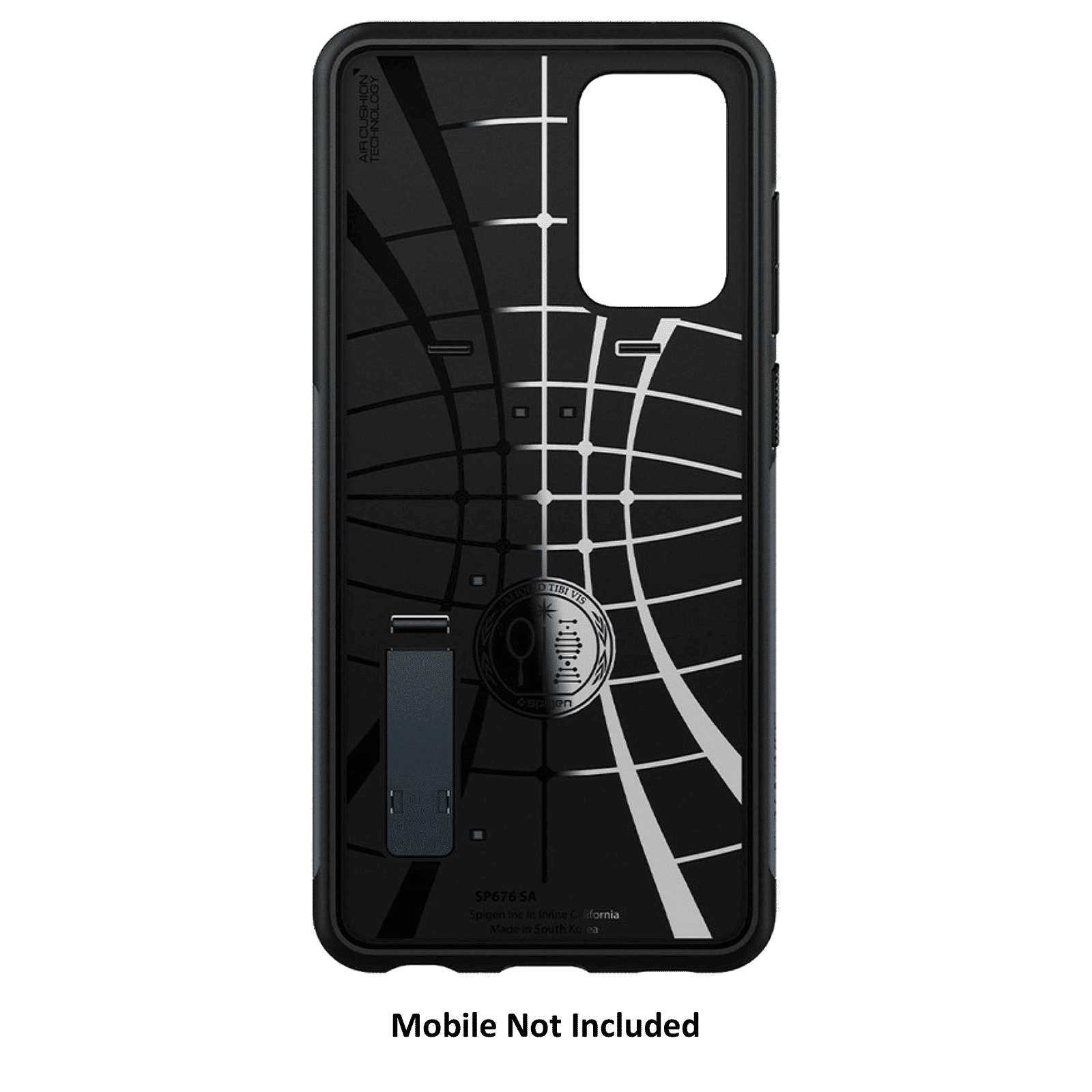 spigen Slim Armor TPU & Polycarbonate Back Cover for SAMSUNG Galaxy A72 (Air Cushion Technology, Metal Slate)_3