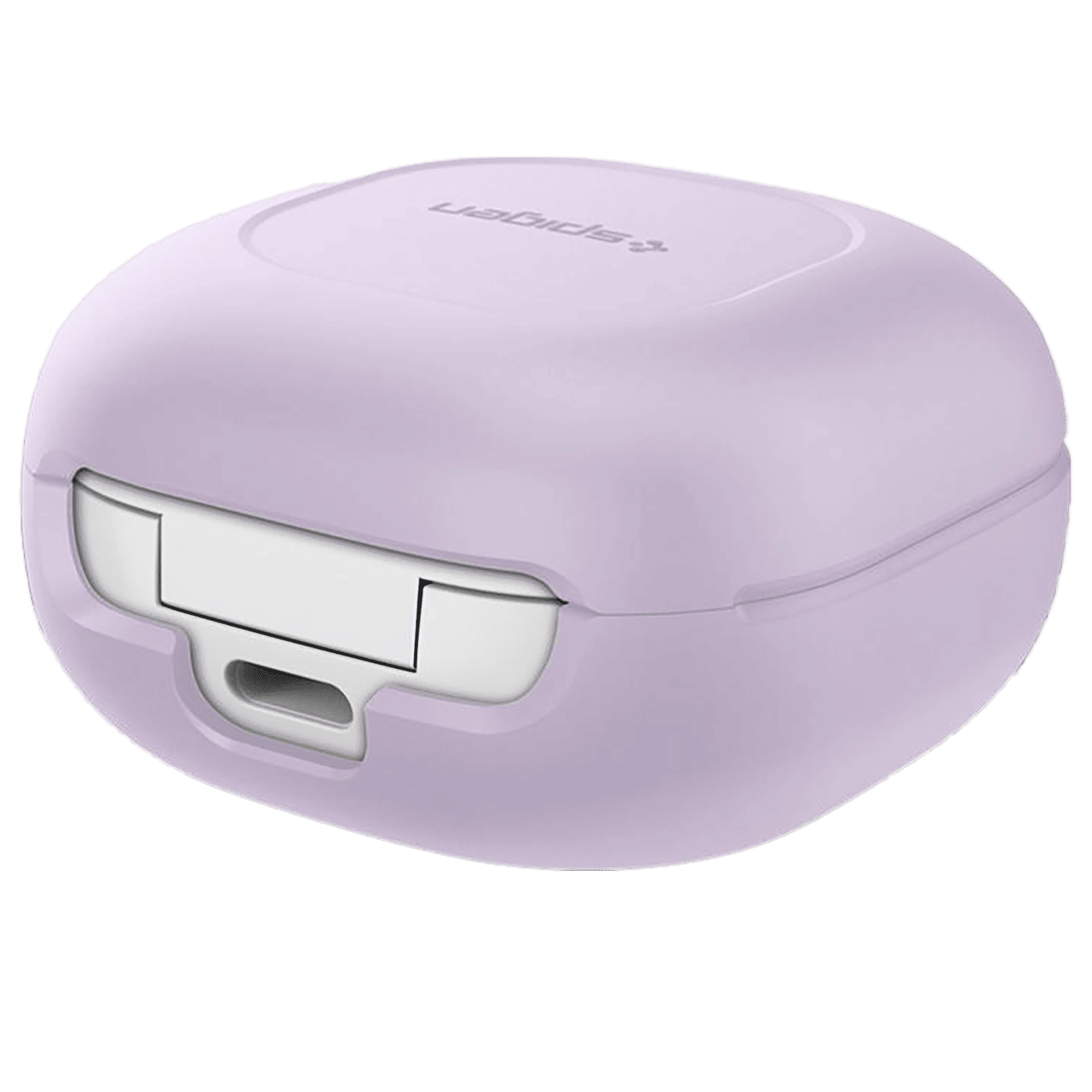 spigen Silicone Fit Silicone Full Cover Case For Galaxy Buds 2/Galaxy Buds Pro/Galaxy Buds Live (Cutout Supports The Power Light, ASD02108, Lavender)_5