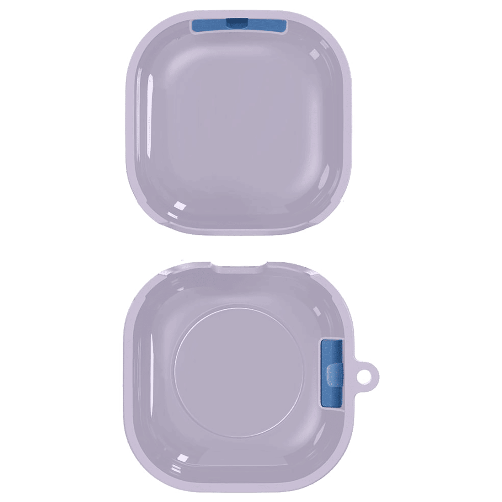 spigen Silicone Fit Silicone Full Cover Case For Galaxy Buds 2/Galaxy Buds Pro/Galaxy Buds Live (Cutout Supports The Power Light, ASD02108, Lavender)_1