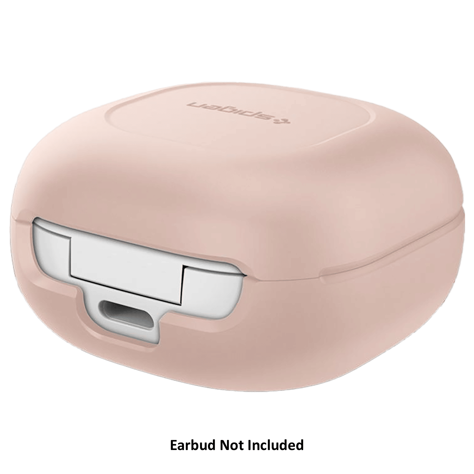 spigen Silicone Fit Silicone Full Cover Case For Galaxy Buds 2/Galaxy Buds Pro/Galaxy Buds Live (Cutout Supports The Power Light, ASD02106, Pink Sand)_6