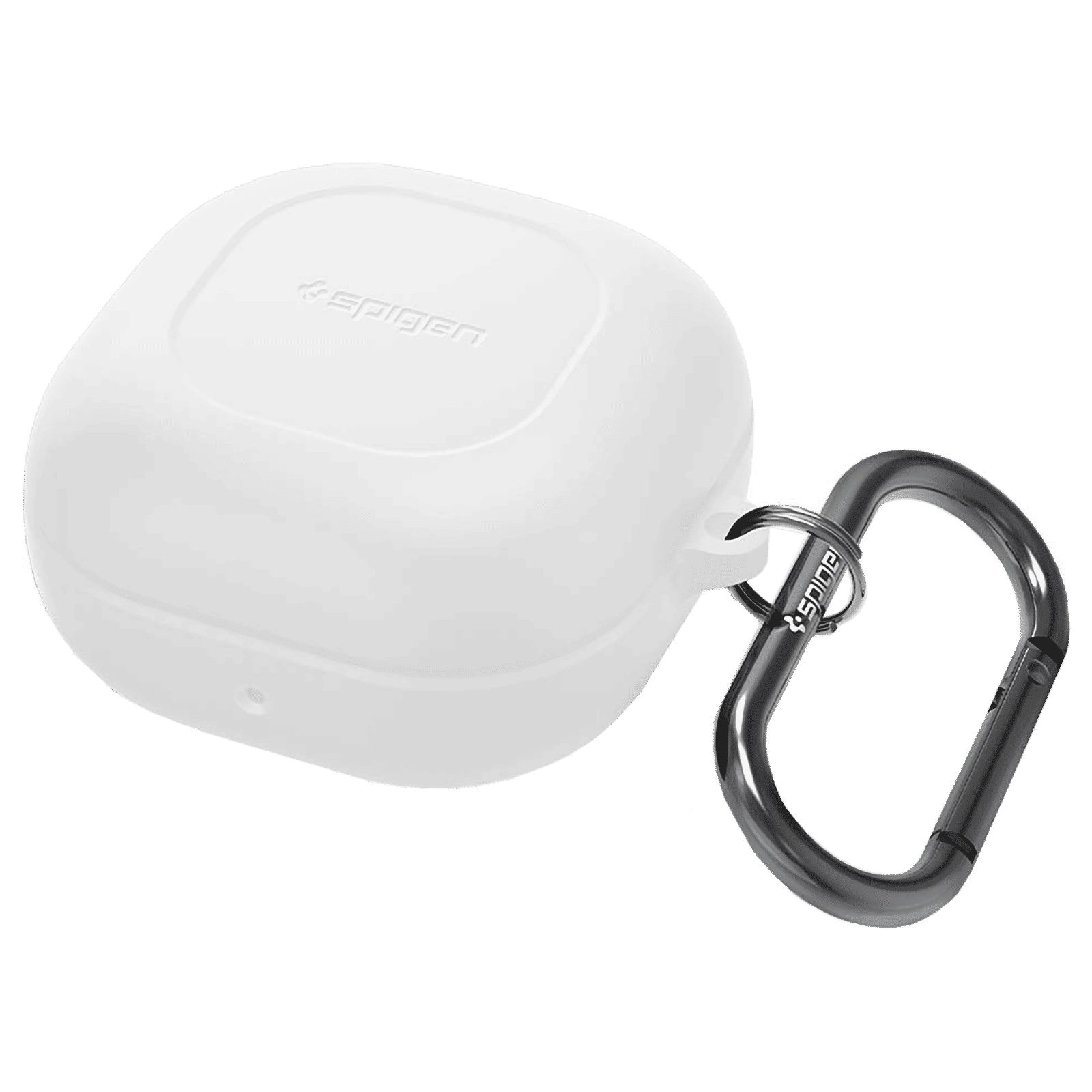 spigen Silicone Fit Silicone Full Cover Case For Galaxy Buds 2 (2021)/Galaxy Buds Pro (2021)/Galaxy Buds Live (2020) (East To Carry, ASD02105, White)_1