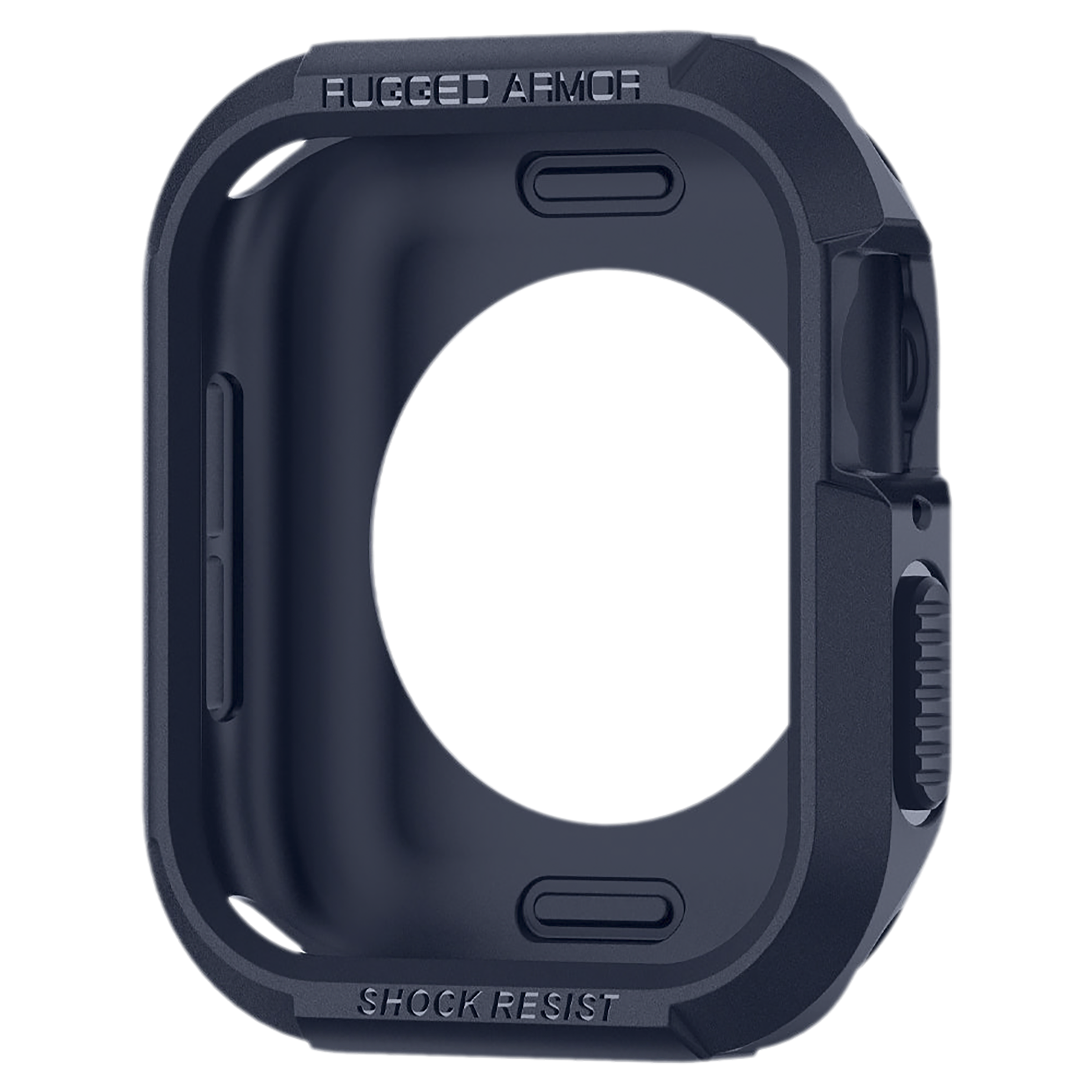 Spigen Rugged Armor TPU Case for Apple Watch Series SE 2, SE, 8, 7, 6, 5 & 4 (41mm / 40mm) (Shock-Absorbent Layer, Navy Blue)_9