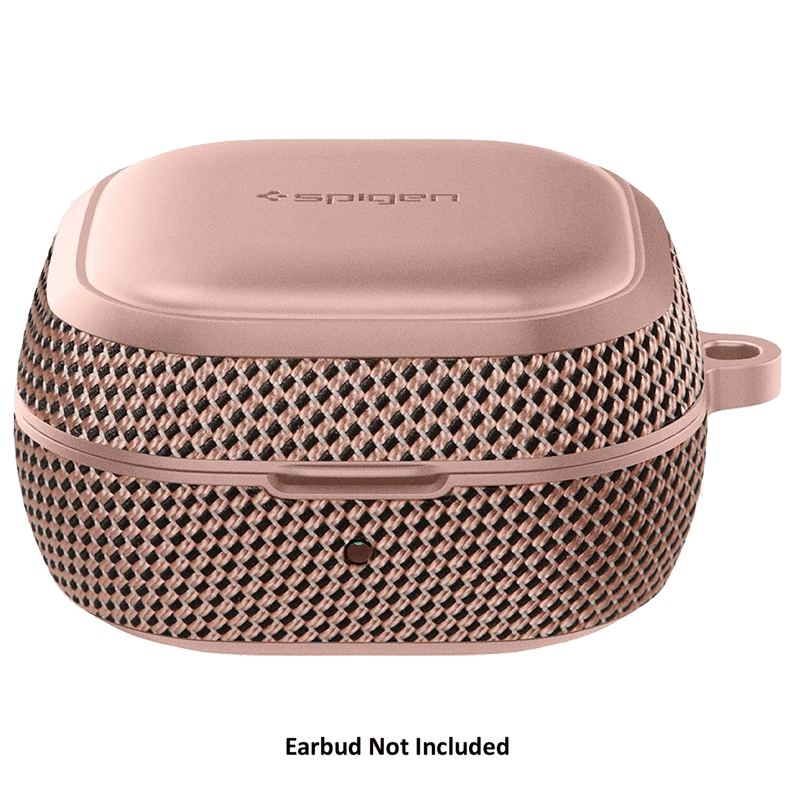 spigen Classic Fit TPU and Polycarbonate Back Cover for Galaxy Buds 2, Galaxy Buds Pro and Galaxy Buds Live (Metal Carabiner, Bronze)_3