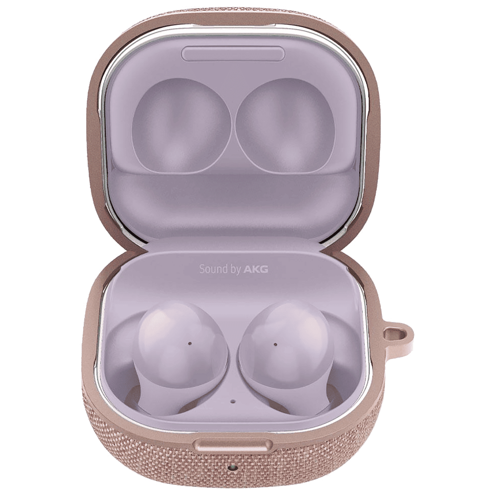 spigen Urban Fit PC & Fabric Full Cover Case For Galaxy Buds 2/Galaxy Buds Pro/Galaxy Buds Live (Scratch-Free, ASD01443, Bronze)_1