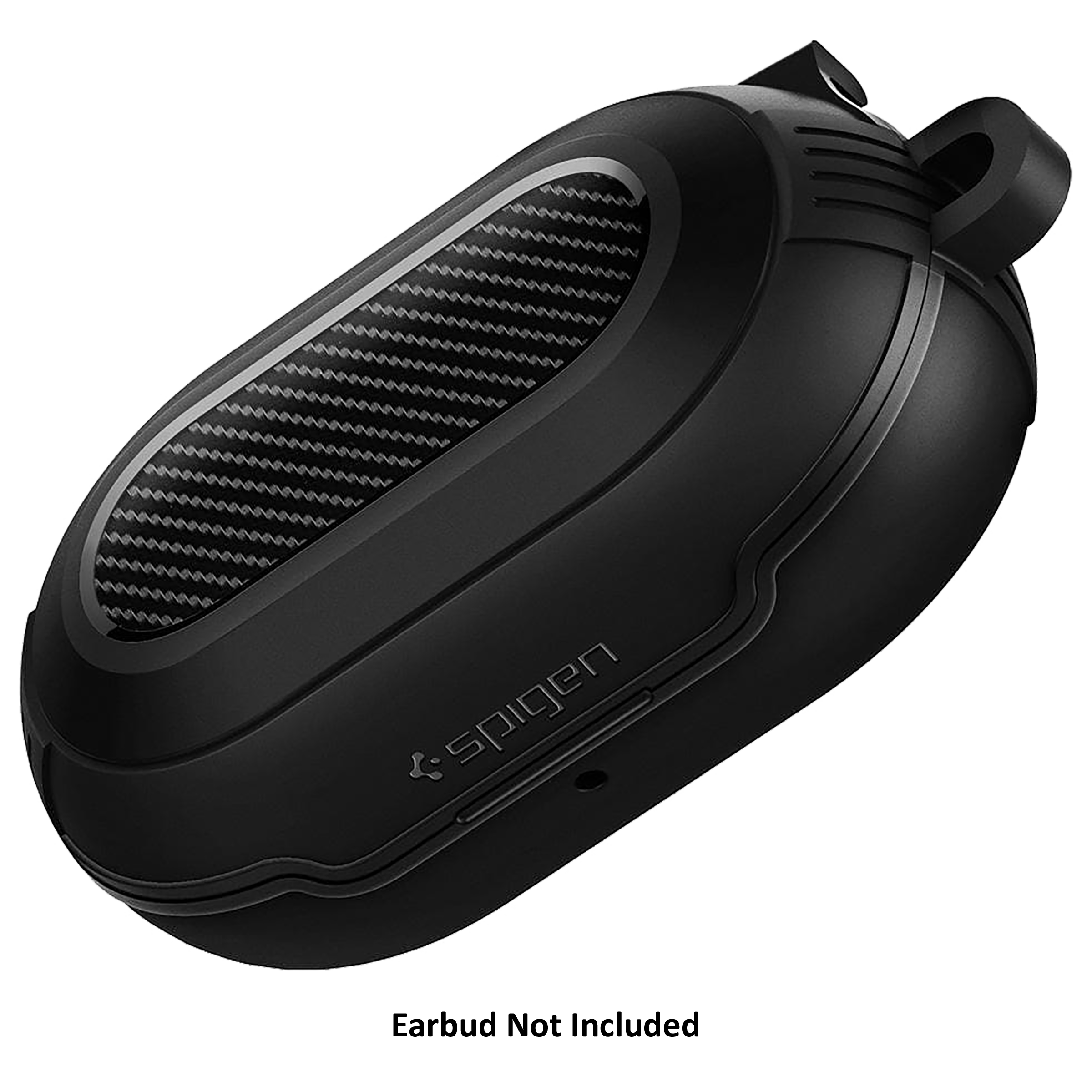 spigen Rugged Armor TPU & PC Full Cover Case For Galaxy Buds+/Galaxy Buds (Fully Compatible With Wireless Charging, ASD00993, Matte Black)_2