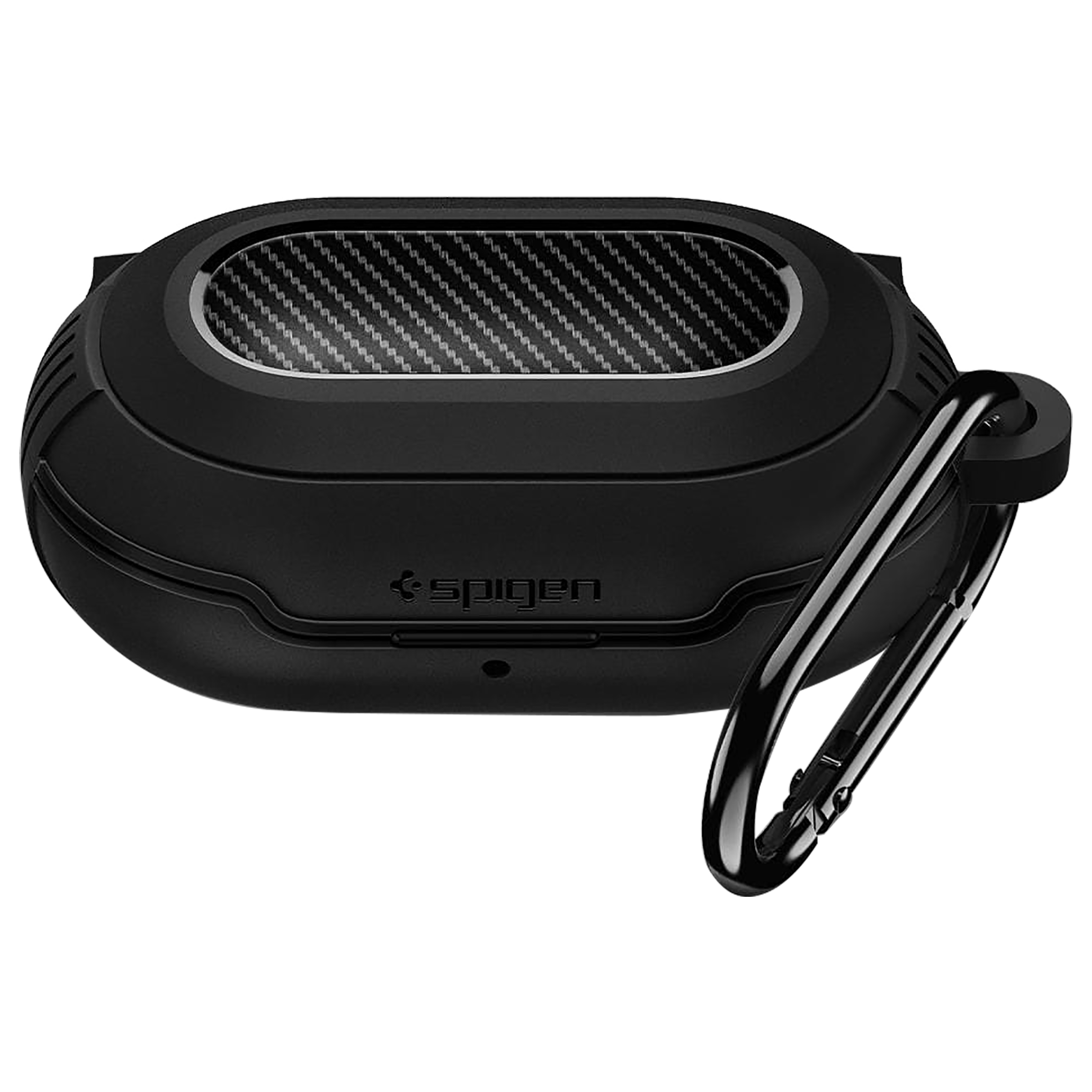 spigen Rugged Armor TPU & PC Full Cover Case For Galaxy Buds+/Galaxy Buds (Fully Compatible With Wireless Charging, ASD00993, Matte Black)_1