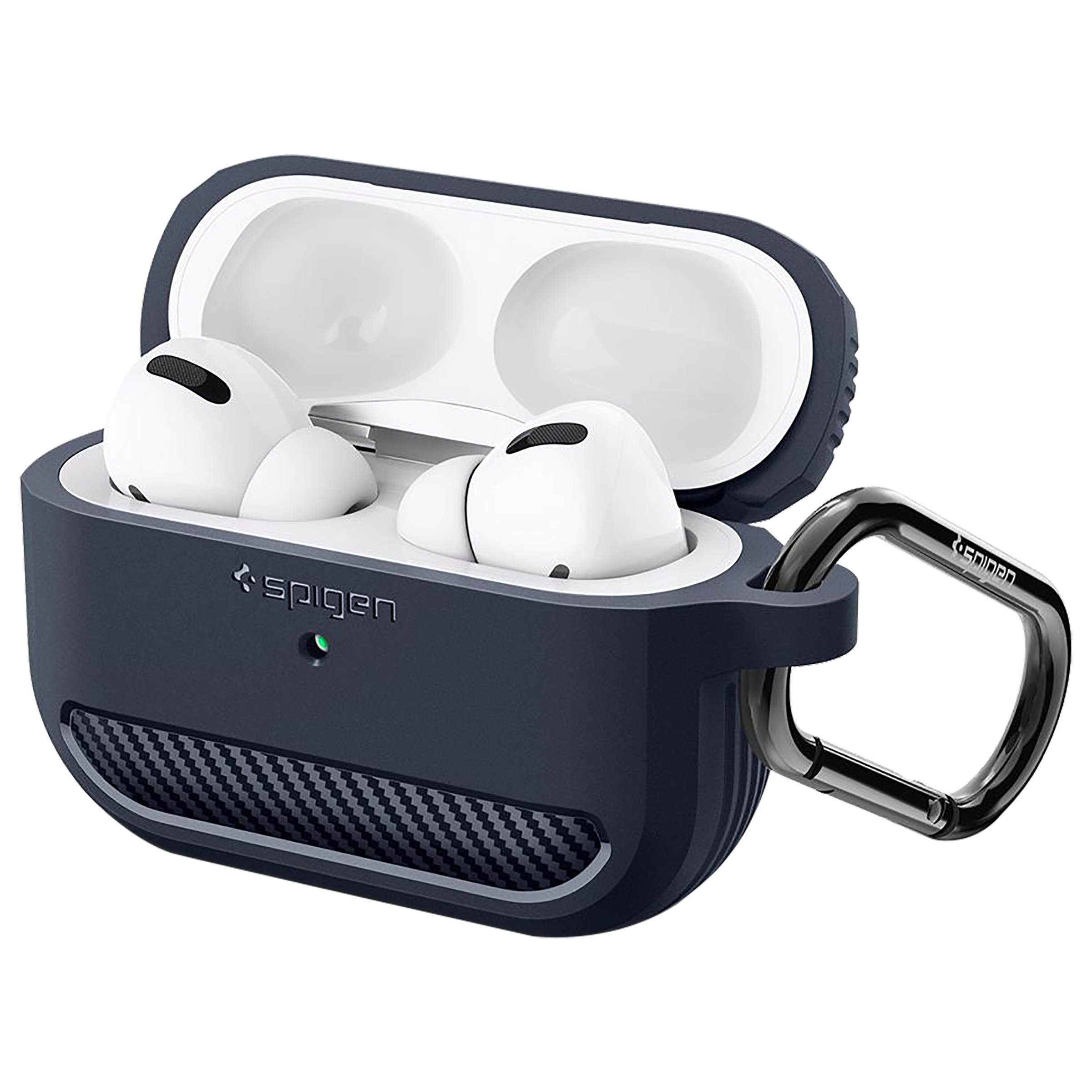 spigen Rugged Armor TPU Full Cover Case For AirPods Pro (Lightweight, ASD01442, Charcoal Grey)_12