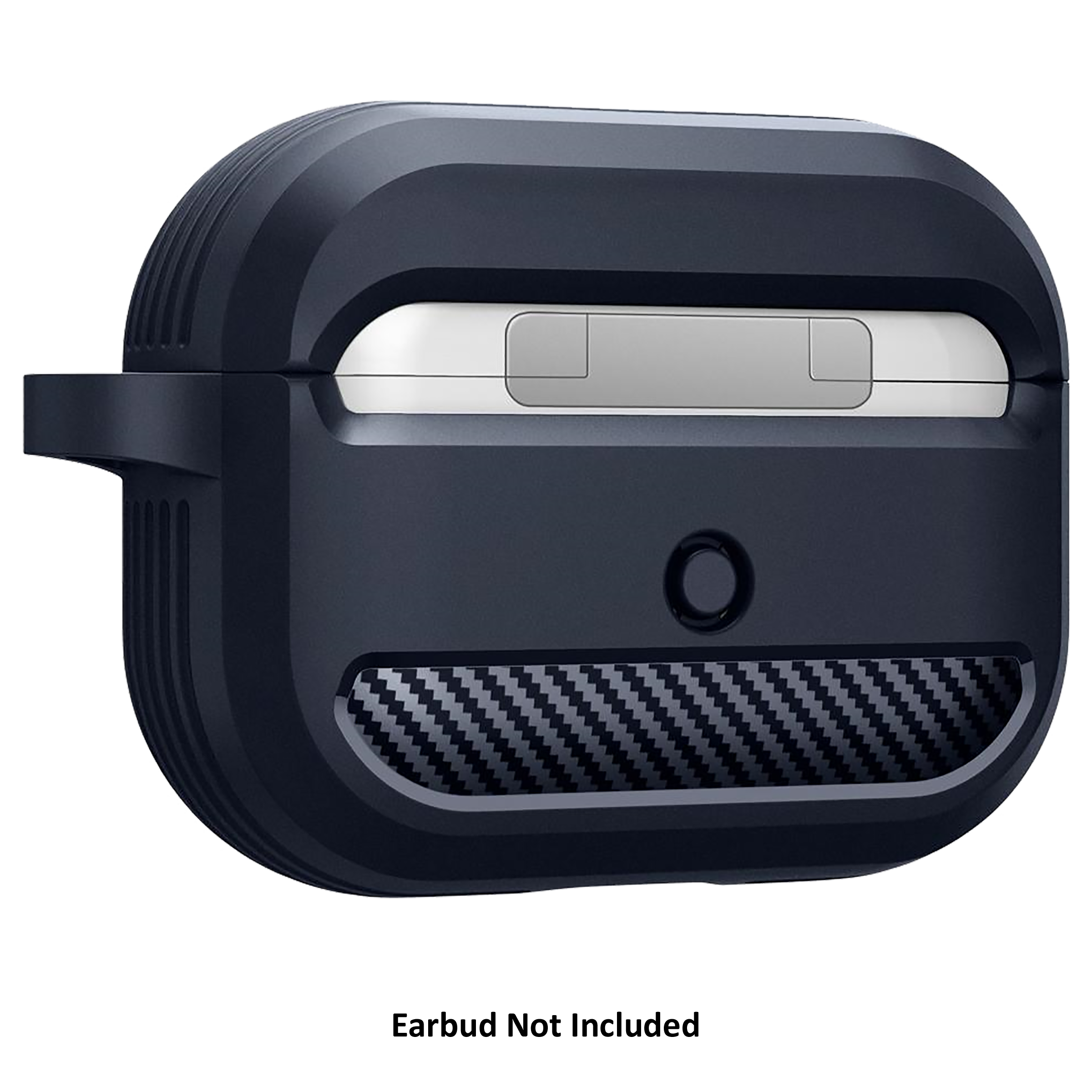 spigen Rugged Armor TPU Full Cover Case For AirPods Pro (Lightweight, ASD01442, Charcoal Grey)_3