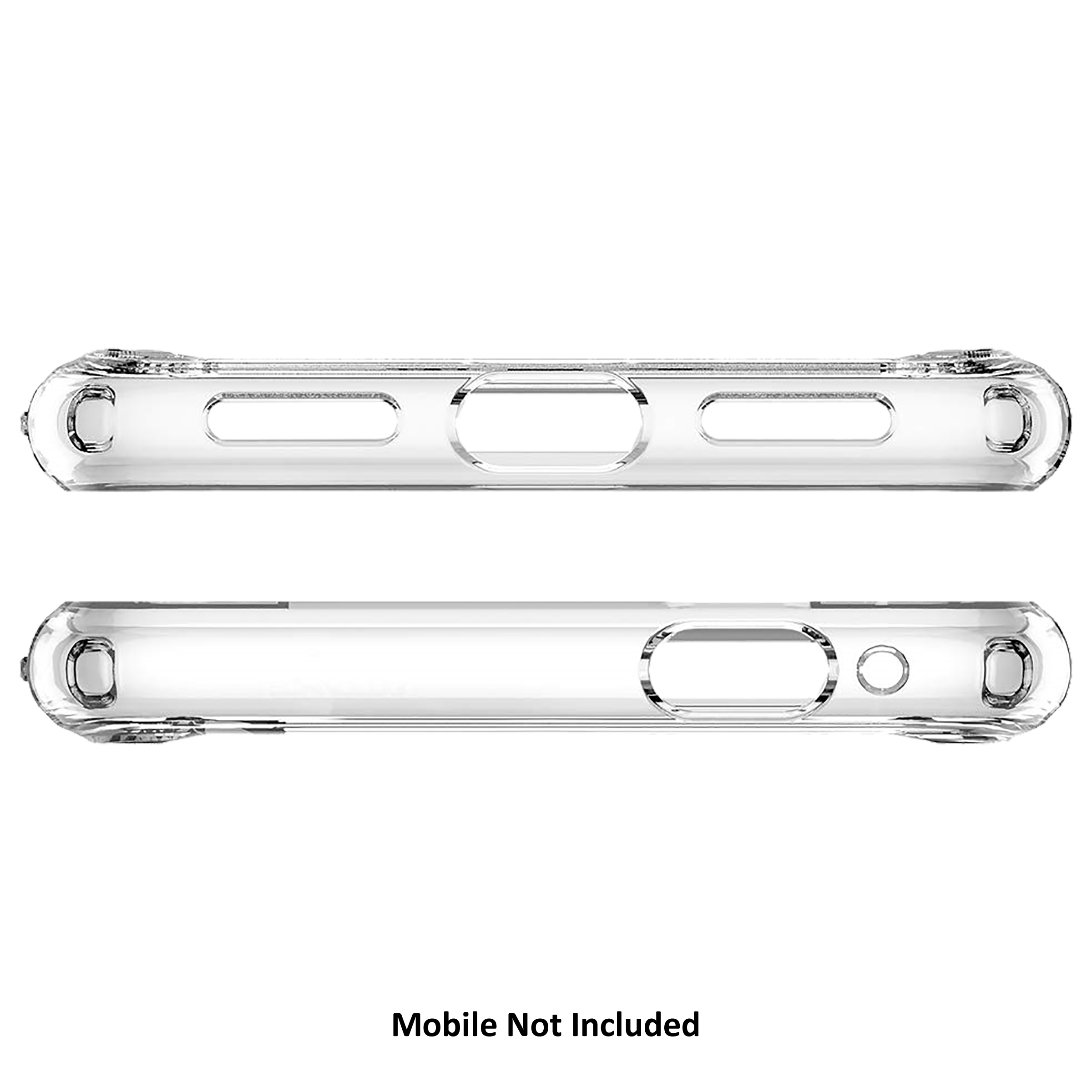 spigen Ultra Hybrid Hard Polycarbonate & TPU Back Cover for Redmi Note 7 Pro, Note 7, Note 7S (Military Grade Protection, Crystal Clear)_4