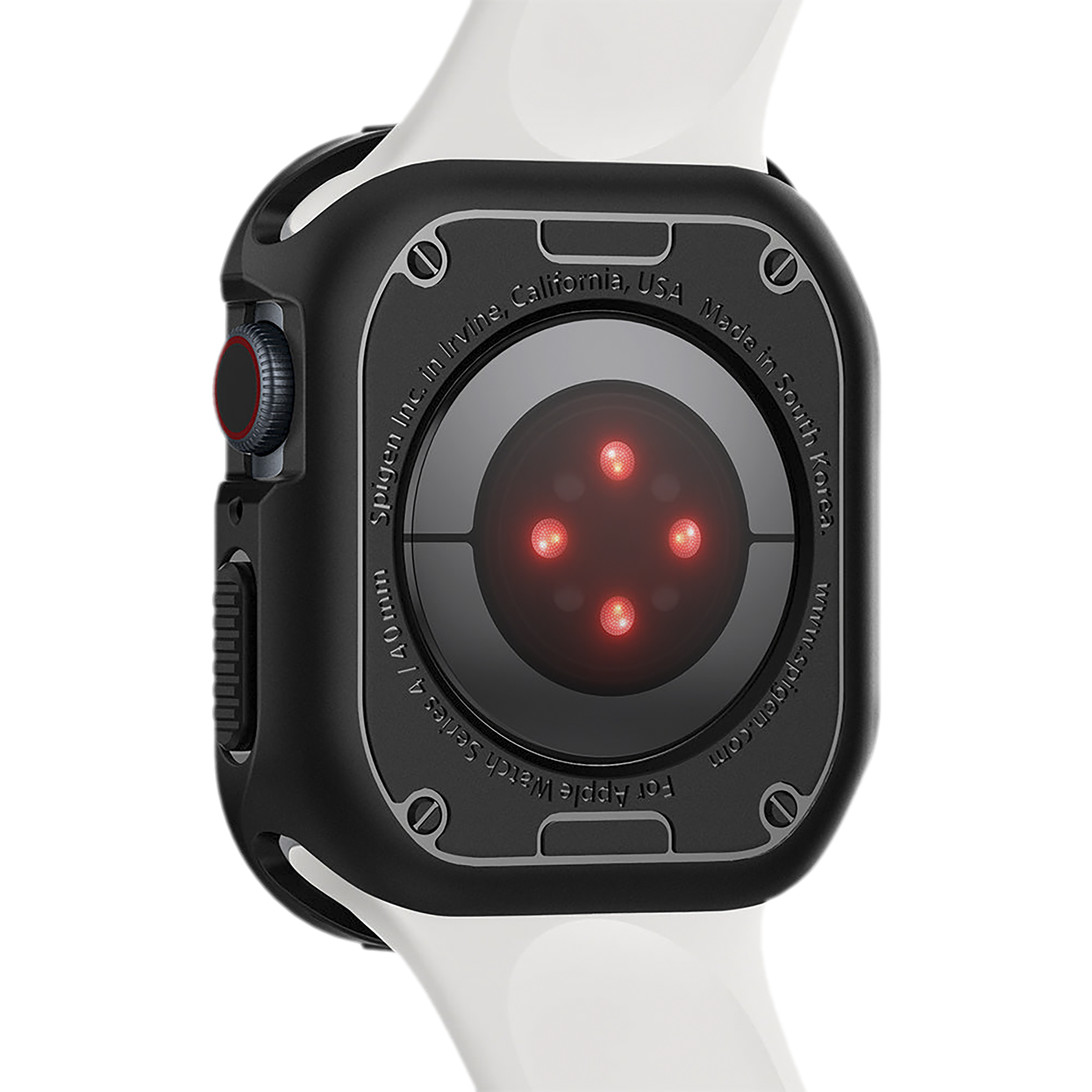spigen Rugged Armor TPU Case for Apple Watch Series 9, 8, SE2, 7, 6, SE, 5, 4 (41mm / 40mm) (Raised Bezels, Matte Black) spigen Rugged Armor TPU Case for Apple Watch Series 9, 8, SE2, 7, 6, SE, 5, 4 (41mm / 40mm) (Raised Bezels, Matte Black)_5