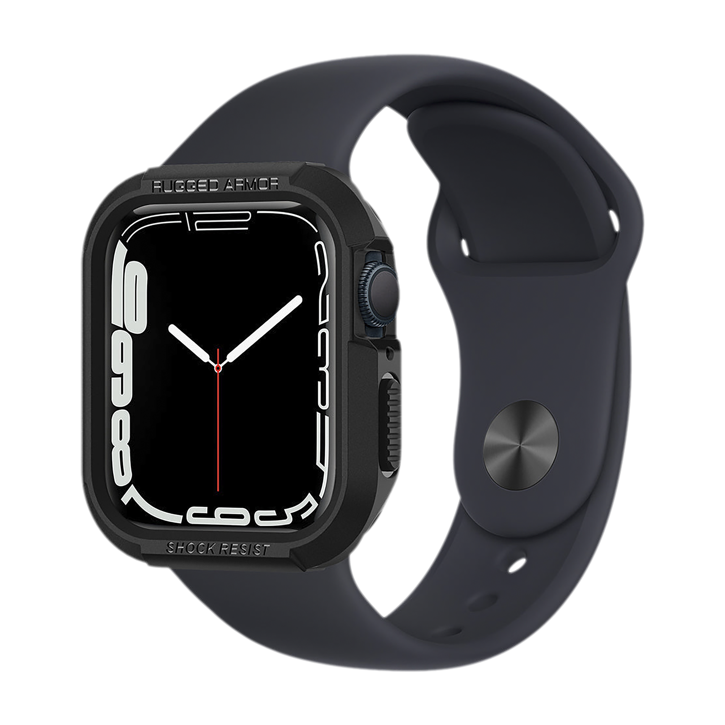 spigen Rugged Armor TPU Case for Apple Watch Series 9, 8, SE2, 7, 6, SE, 5, 4 (41mm / 40mm) (Raised Bezels, Matte Black) spigen Rugged Armor TPU Case for Apple Watch Series 9, 8, SE2, 7, 6, SE, 5, 4 (41mm / 40mm) (Raised Bezels, Matte Black)_9