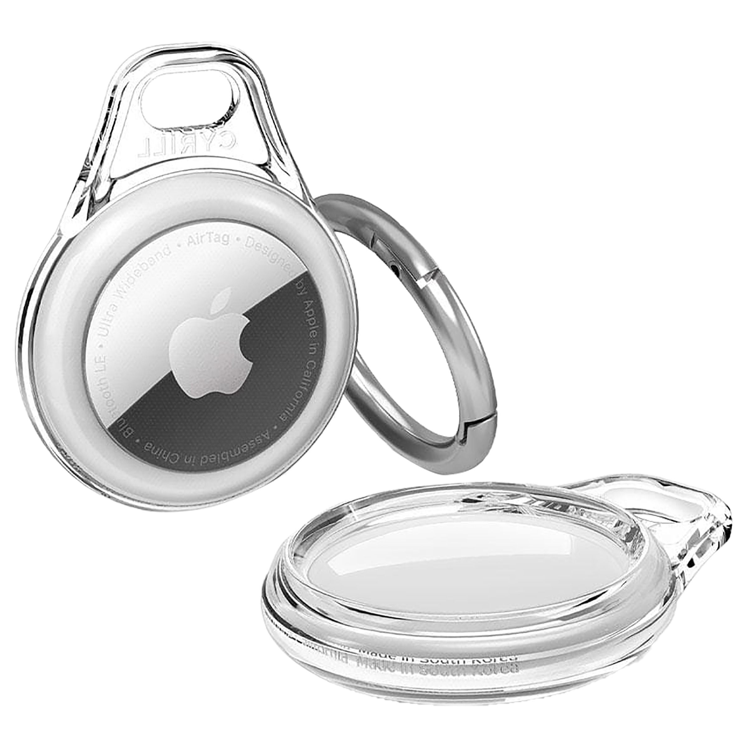 spigen Shine TPU Full Cover Case For Apple AirTag (Scratch Free, AHP03127, Crystal Clear) spigen Shine TPU Full Cover Case For Apple AirTag (Scratch Free, AHP03127, Crystal Clear)_10