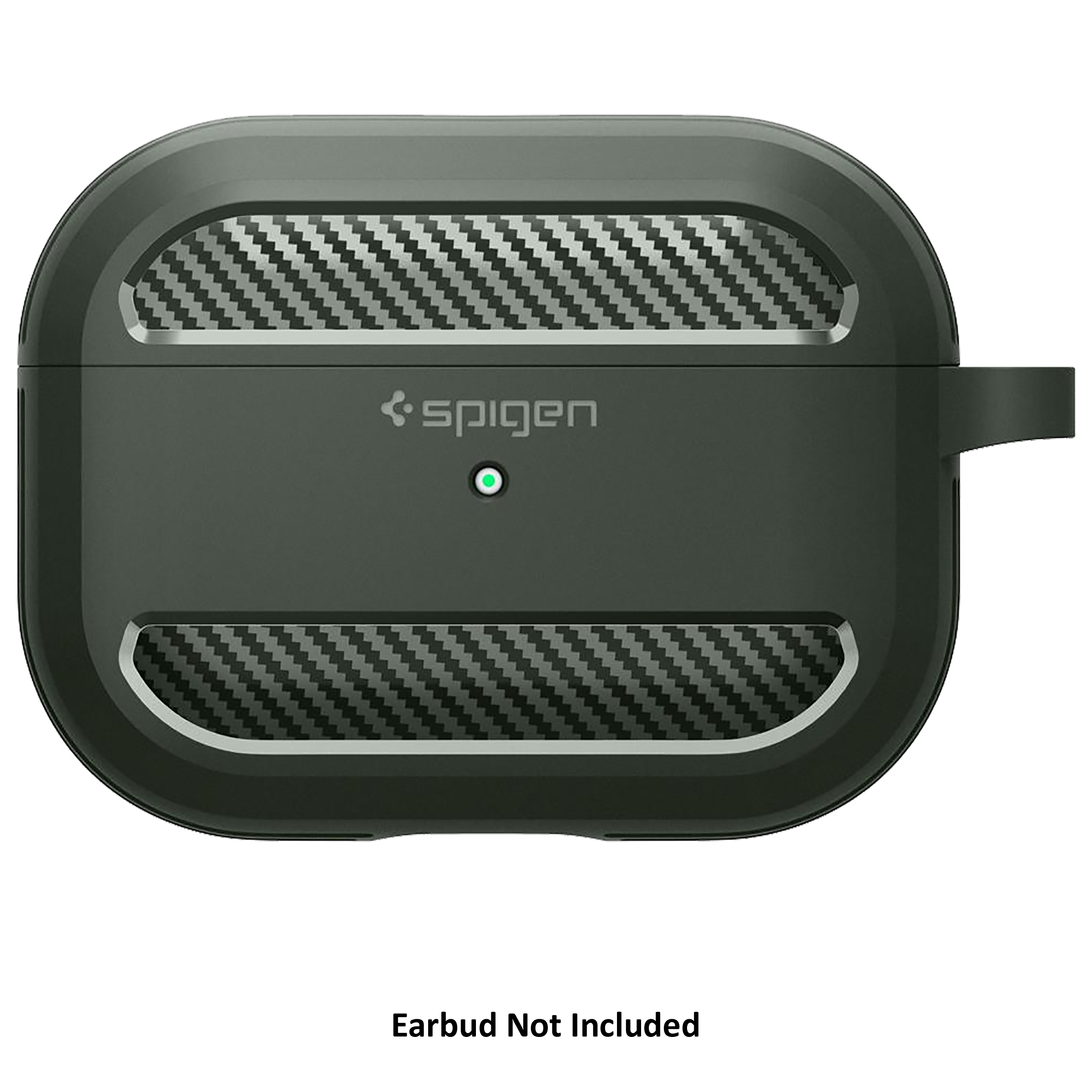 spigen Rugged Armor TPU Full Cover Case For AirPods Pro (Lightweight, ASD01441, Military Green)_2