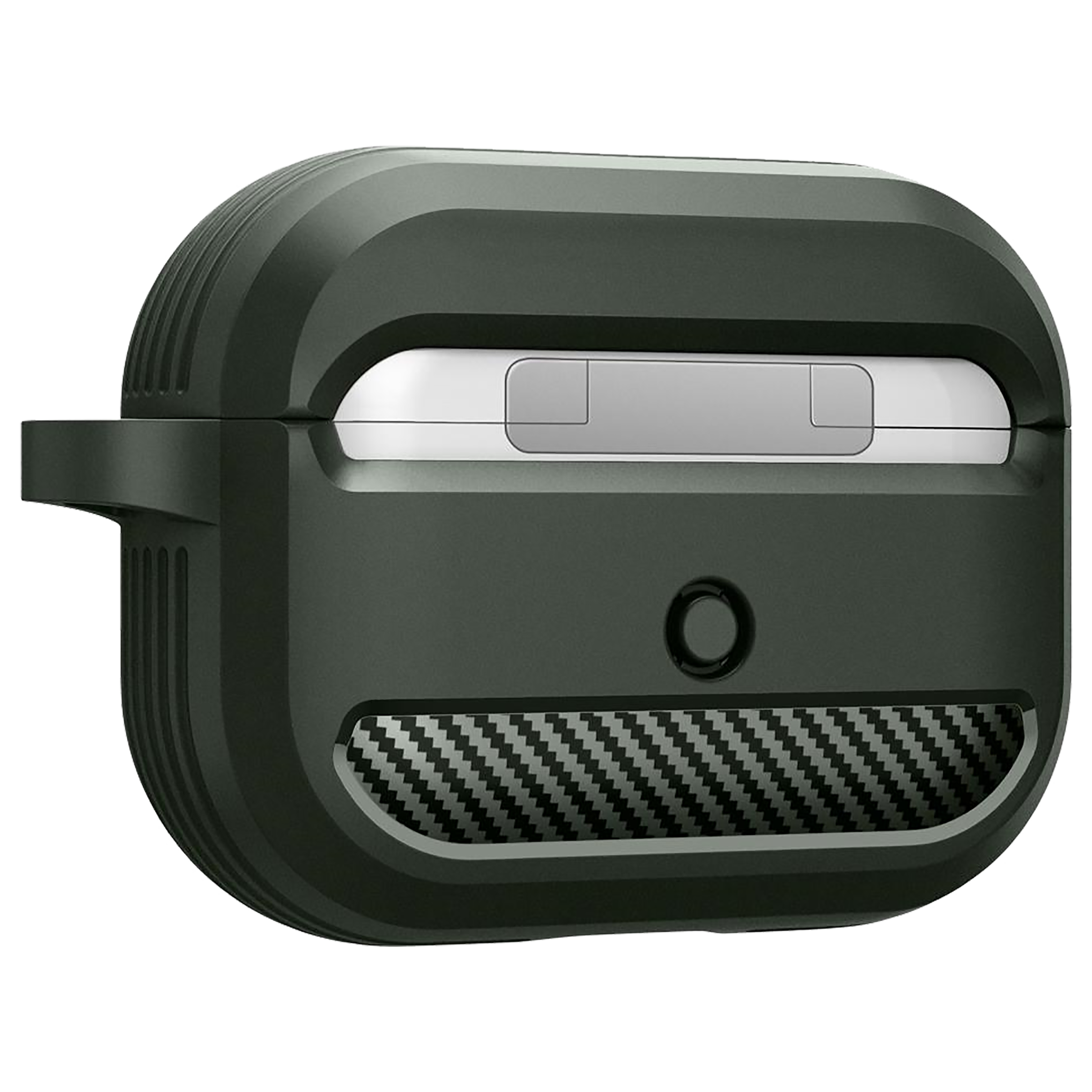 spigen Rugged Armor TPU Full Cover Case For AirPods Pro (Lightweight, ASD01441, Military Green)_10