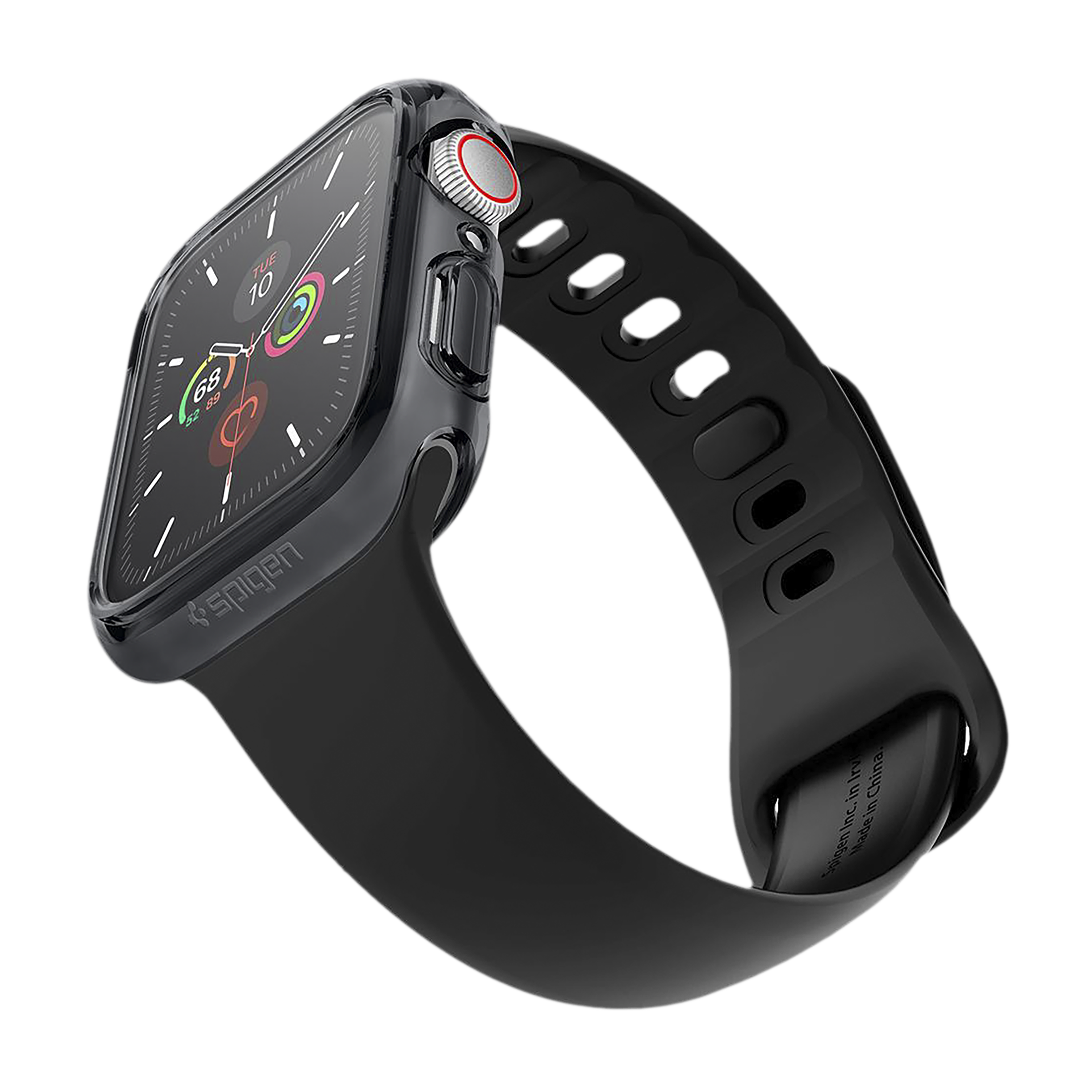 Spigen Ultra Hybrid TPU & Polycarbonate Case for Apple Watch Series SE 2, SE, 6, 5 & 4 (44mm) (Shock-Absorbent Layer, Space Crystal)_7