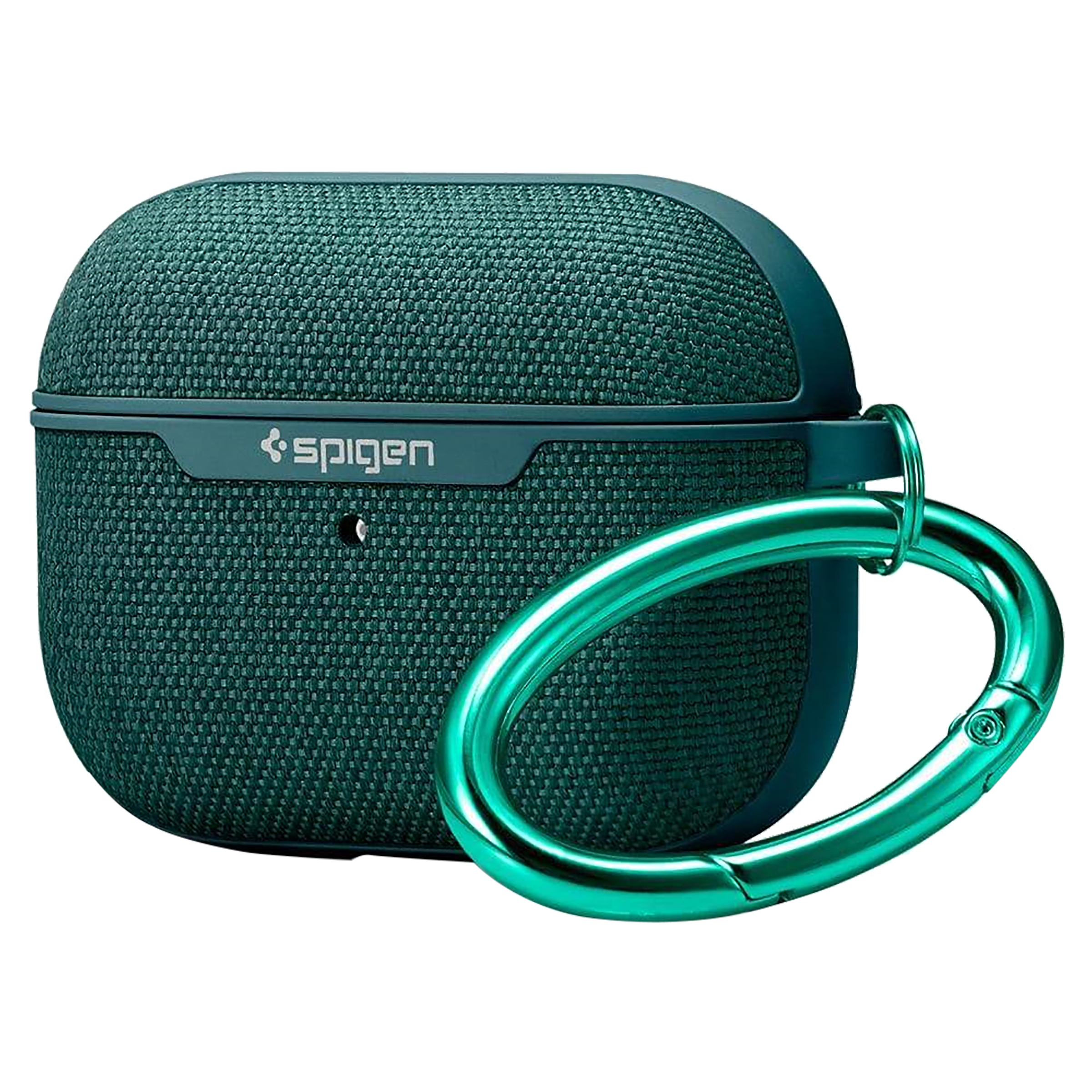spigen Urban Fit PC & Fabric Full Cover Case For AirPods Pro (Scratch-Free, ASD00825, Midnight Green)_1
