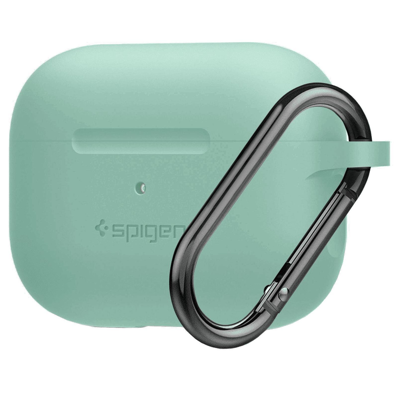 spigen Silicone Fit Silicone Full Cover Case For Airpods Pro (Shock Absorbent, ASD02170, Apple Mint)_1