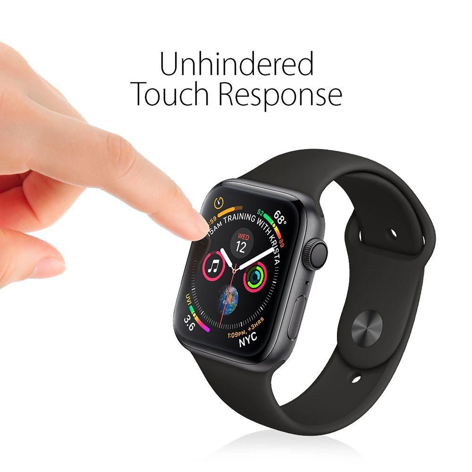 Spigen Neo Flex Screen Guard for Apple Watch Series SE, 6, 5 & 4 (44mm) (Scratch Resistant, Crystal Clear)_2