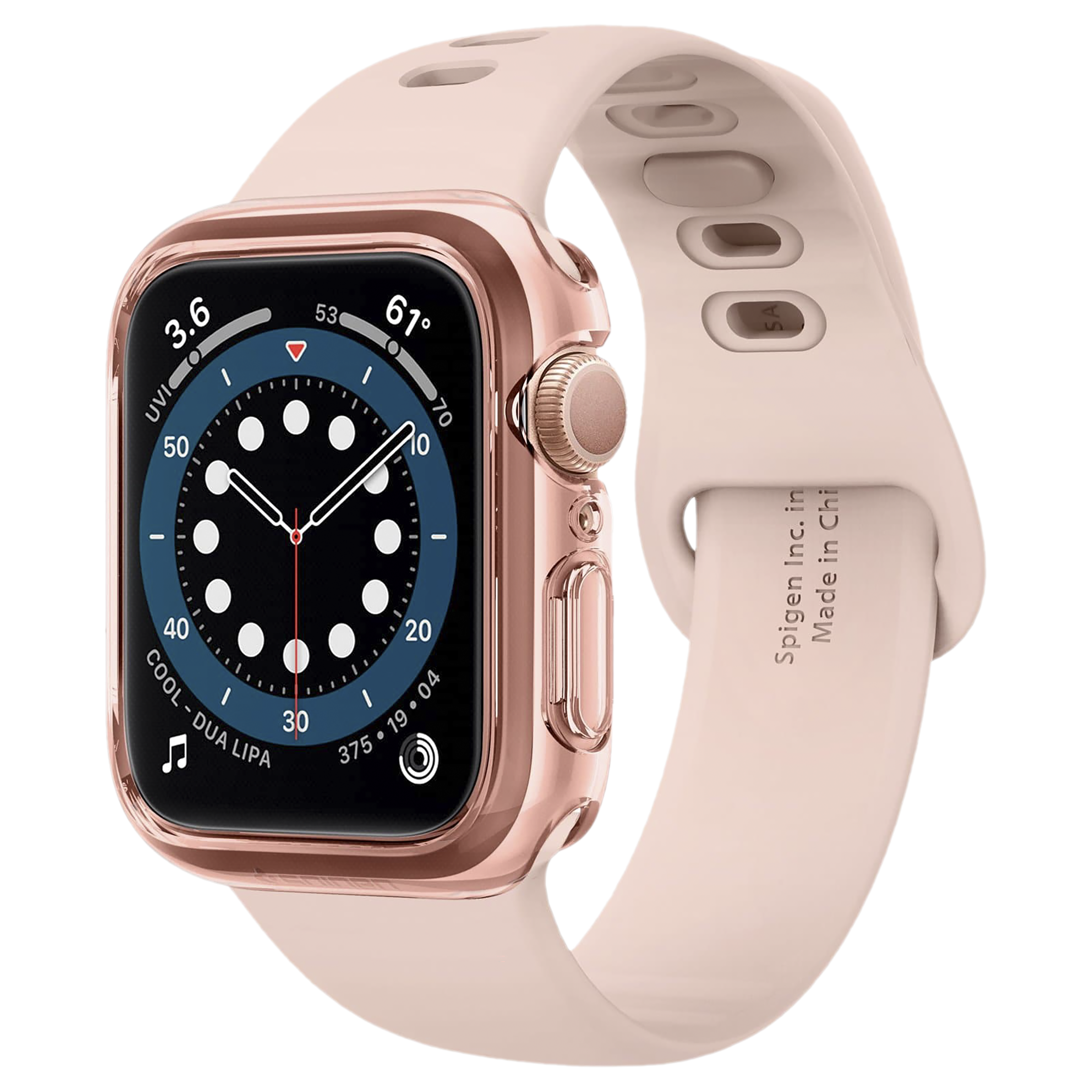 spigen Ultra Hybrid TPU & PC Case for Apple Watch SE2, Series 6, 5, 4 (40mm) (Raised Bezels, Rose Crystal) spigen Ultra Hybrid TPU & PC Case for Apple Watch SE2, Series 6, 5, 4 (40mm) (Raised Bezels, Rose Crystal)_9