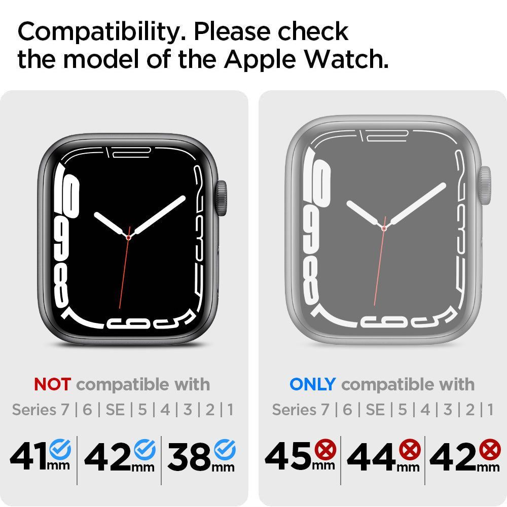 Spigen Silicone Band for Apple Watch Series SE, 7, 6, 5, 4, 3, 2 & 1 (41mm / 40mm / 38mm) (Adjustable Length, Rose Gold)_5