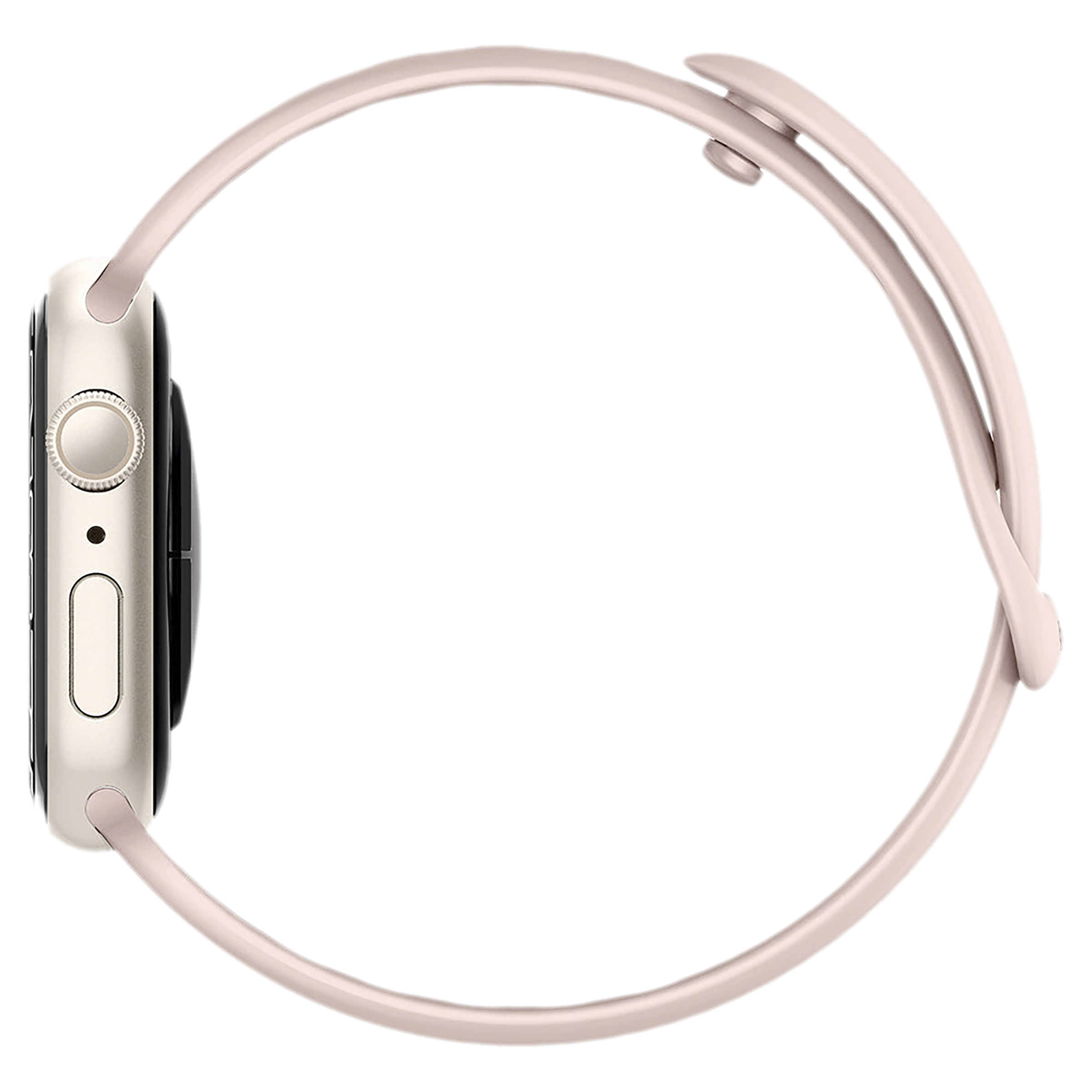 Spigen Silicone Band for Apple Watch Series SE, 7, 6, 5, 4, 3, 2 & 1 (41mm / 40mm / 38mm) (Adjustable Length, Rose Gold)_7