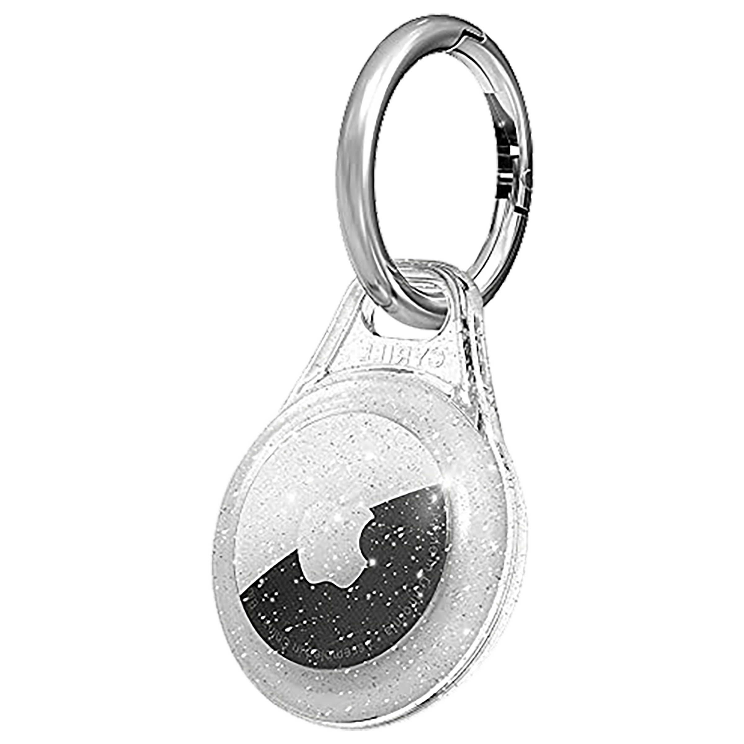 spigen Shine TPU Full Cover Case For Apple AirTag (Scratch Free, AHP03125, Clear Glitter) spigen Shine TPU Full Cover Case For Apple AirTag (Scratch Free, AHP03125, Clear Glitter)_1