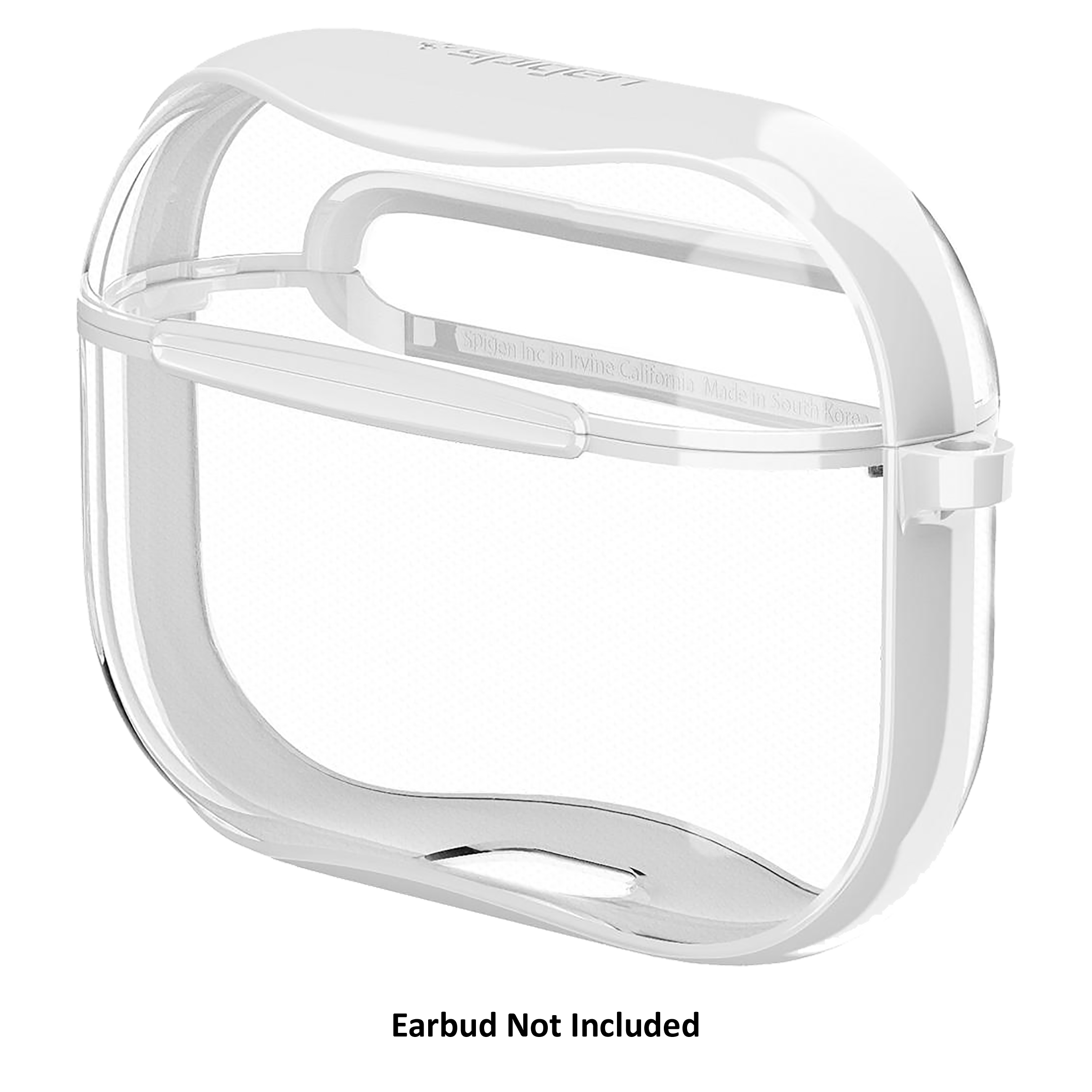 spigen Ultra Hybrid TPU & PC Full Cover Case For AirPods Pro (Fully Compatible With Wireless Charging, ASD01246, Jet White)_3