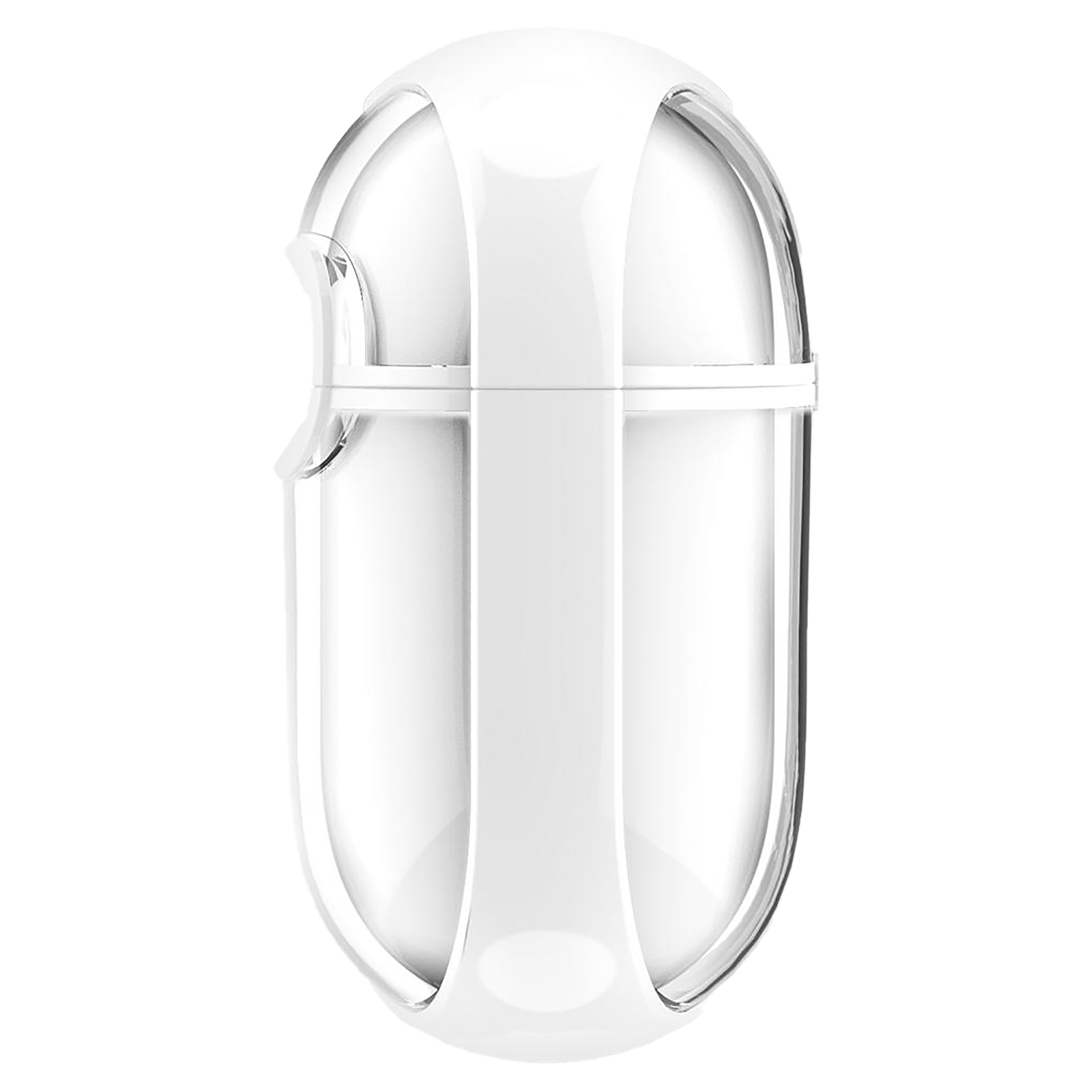 spigen Ultra Hybrid TPU & PC Full Cover Case For AirPods Pro (Fully Compatible With Wireless Charging, ASD01246, Jet White)_4