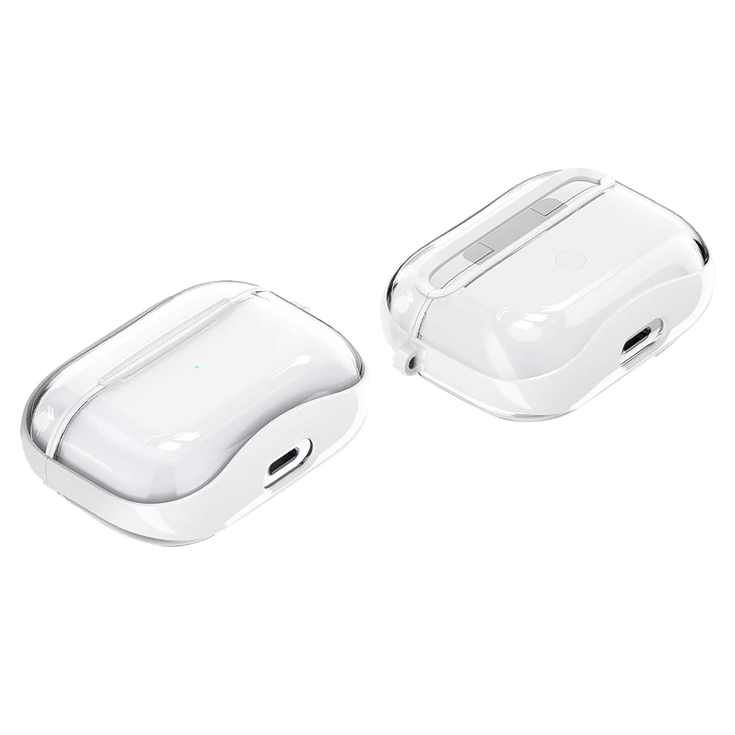 spigen Ultra Hybrid TPU & PC Full Cover Case For AirPods Pro (Fully Compatible With Wireless Charging, ASD01246, Jet White)_7