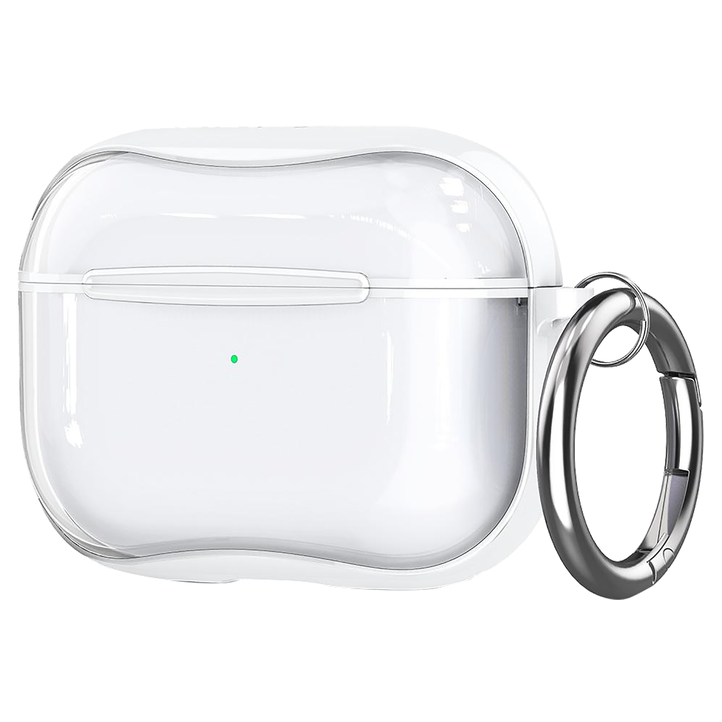 spigen Ultra Hybrid TPU & PC Full Cover Case For AirPods Pro (Fully Compatible With Wireless Charging, ASD01246, Jet White)_1