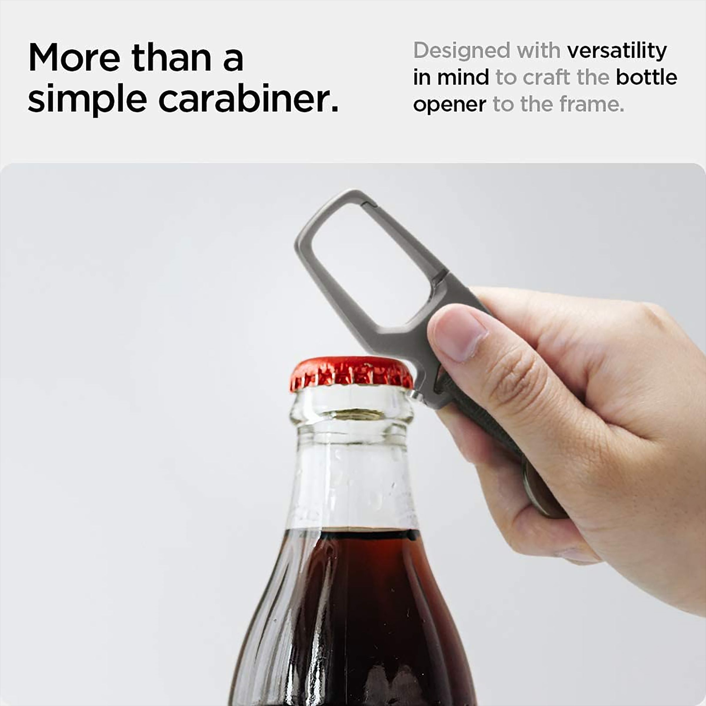spigen Carabiner Key Ring (Bottle-Opener, AHP01869, Black)_5