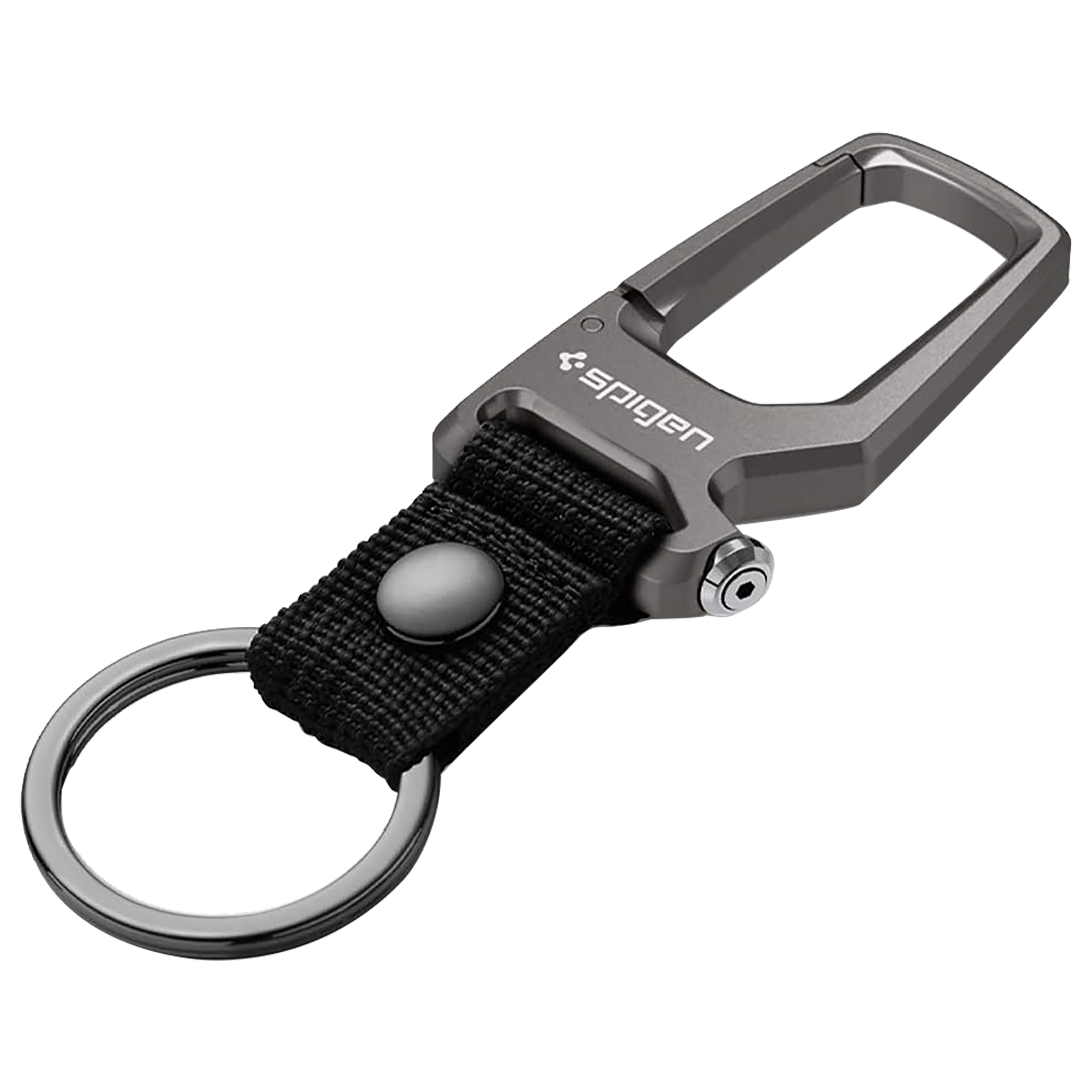 spigen Carabiner Key Ring (Bottle-Opener, AHP01869, Black)_1