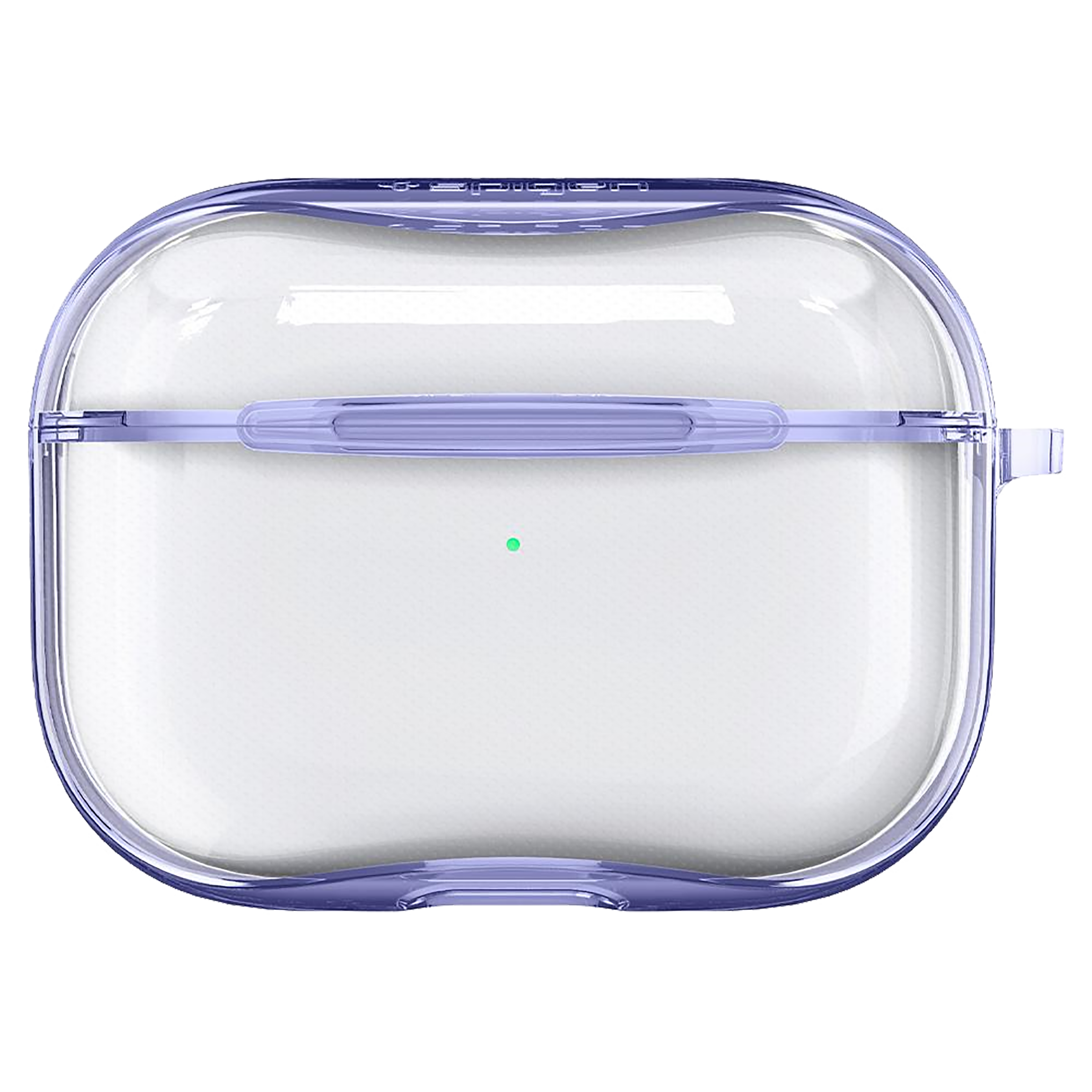 spigen Ultra Hybrid TPU & PC Full Cover Case For AirPods Pro (Fully Compatible With Wireless Charging, ASD01289, Purple Crystal)_2