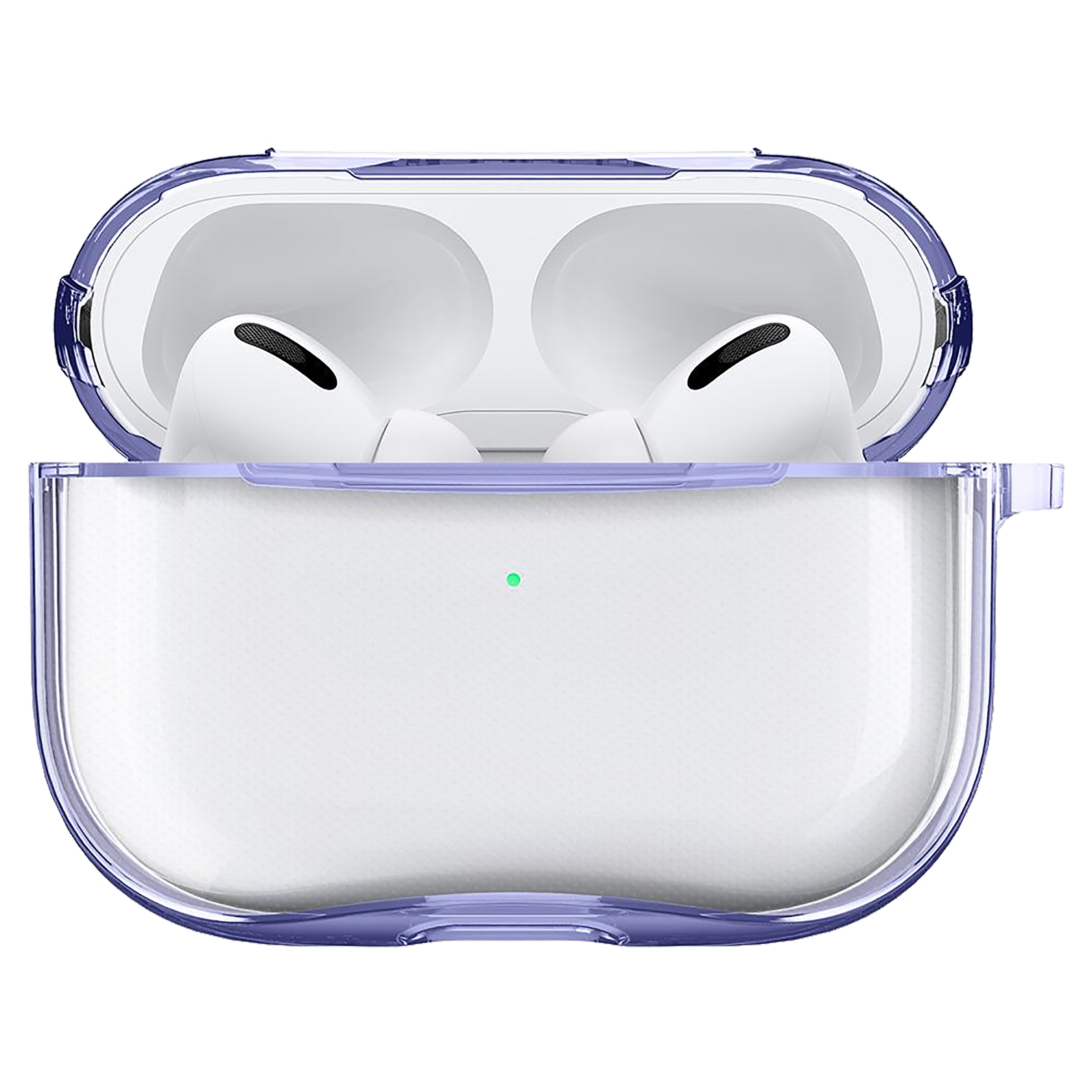 spigen Ultra Hybrid TPU & PC Full Cover Case For AirPods Pro (Fully Compatible With Wireless Charging, ASD01289, Purple Crystal)_5